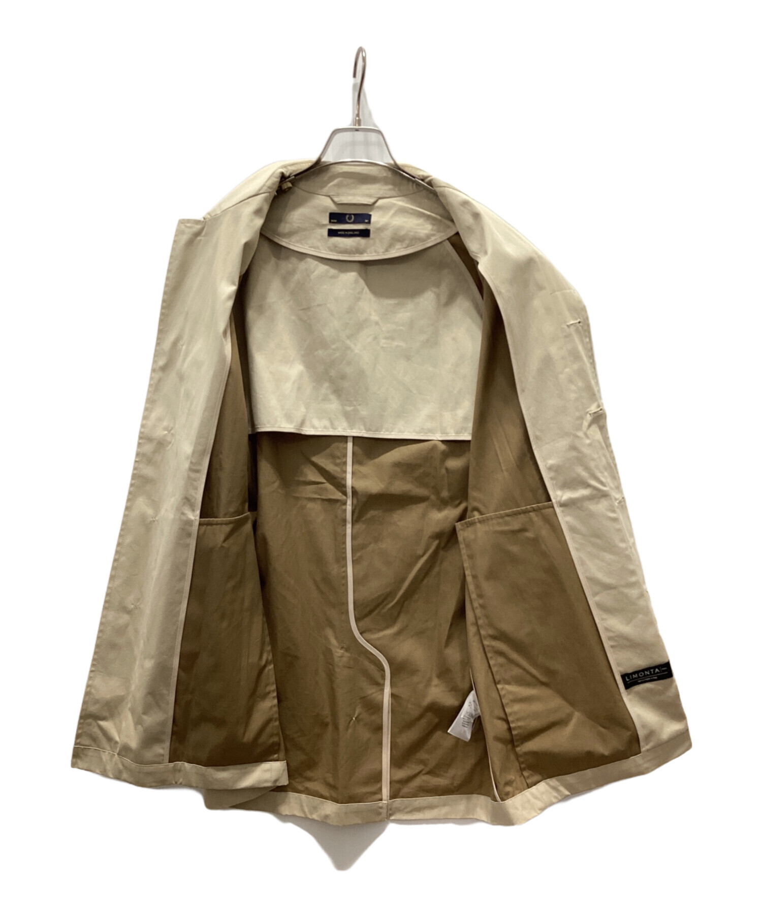 FRED PERRY｜ステンカラーコート 中古・古着通販】FRED PERRY (フレッドペリー) ステンカラーコート