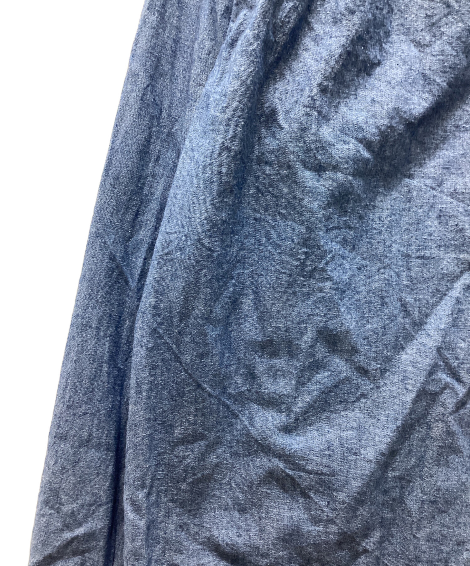 中古・古着通販】DANTON (ダントン) バンドカラーデニムシャツ