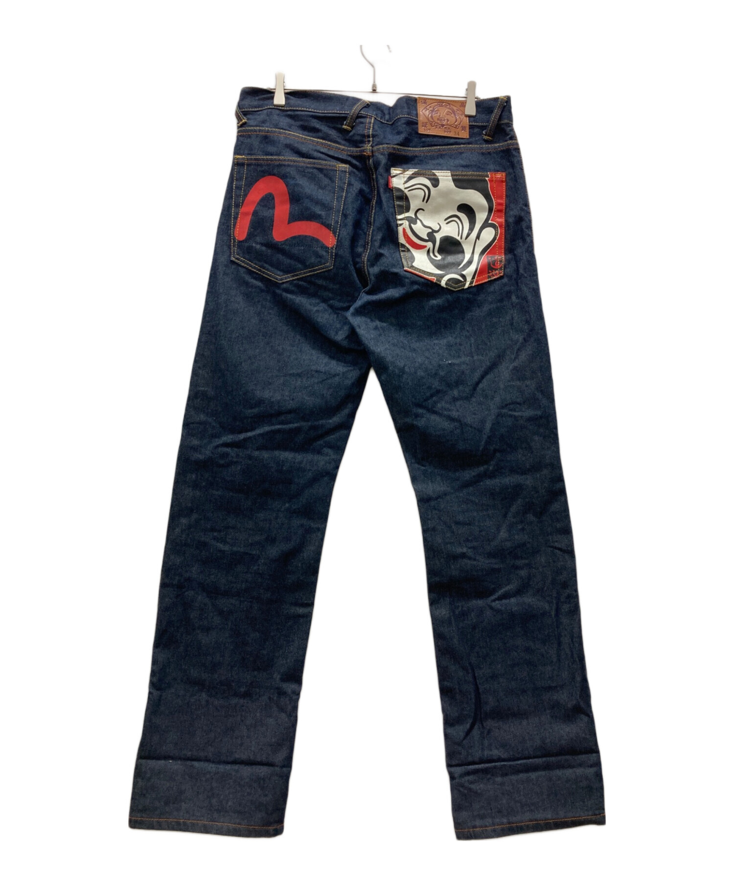 【極希少品】EVISU エヴィス 正規品 高級ドレスベルト　藍デニム×牛革日本製 EVISU エヴィス 正規品 高級ドレスベルト 藍デニム×牛革日本製 極希少