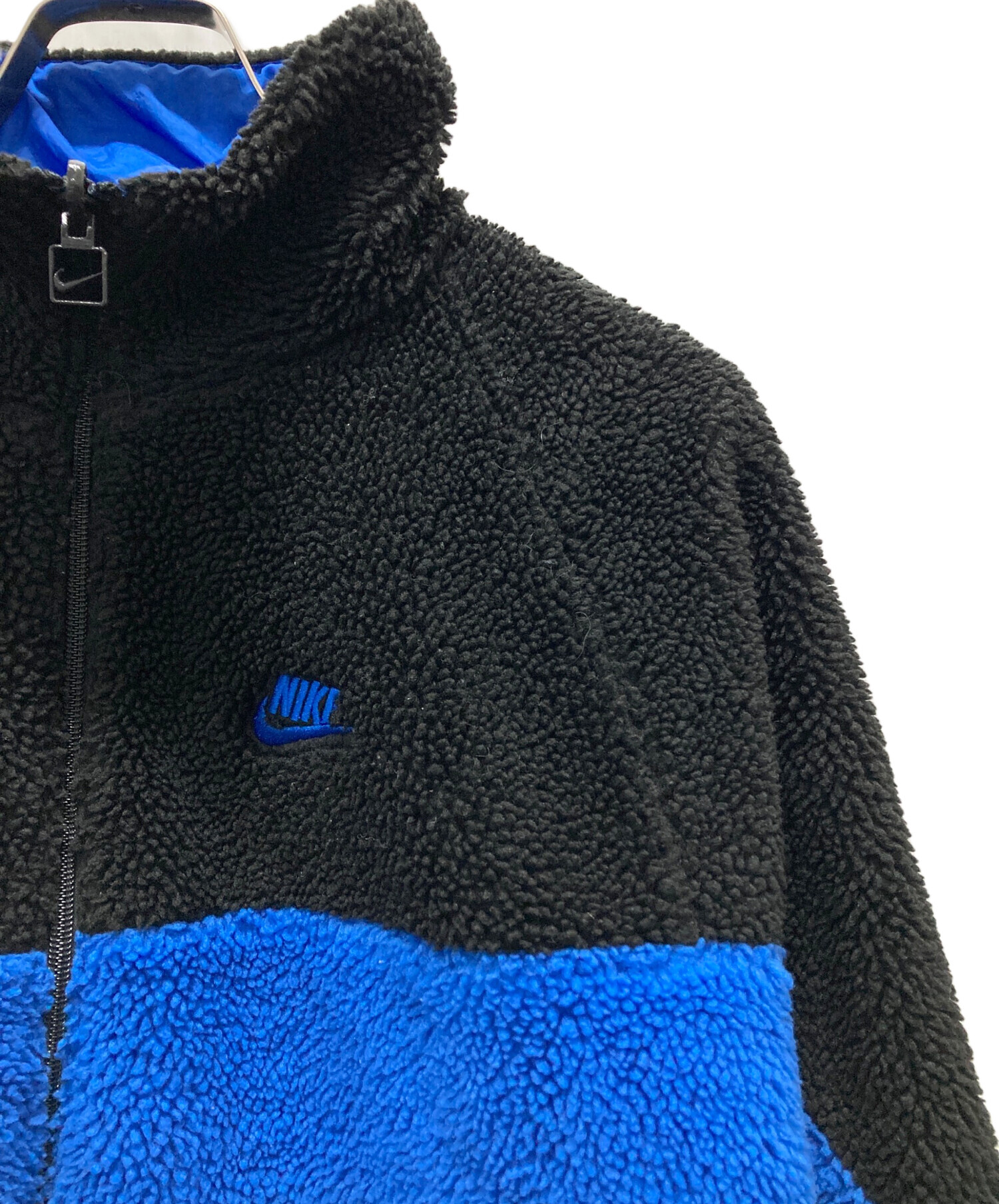 中古・古着通販】NIKE (ナイキ) リバーシブルジャケット ブルー