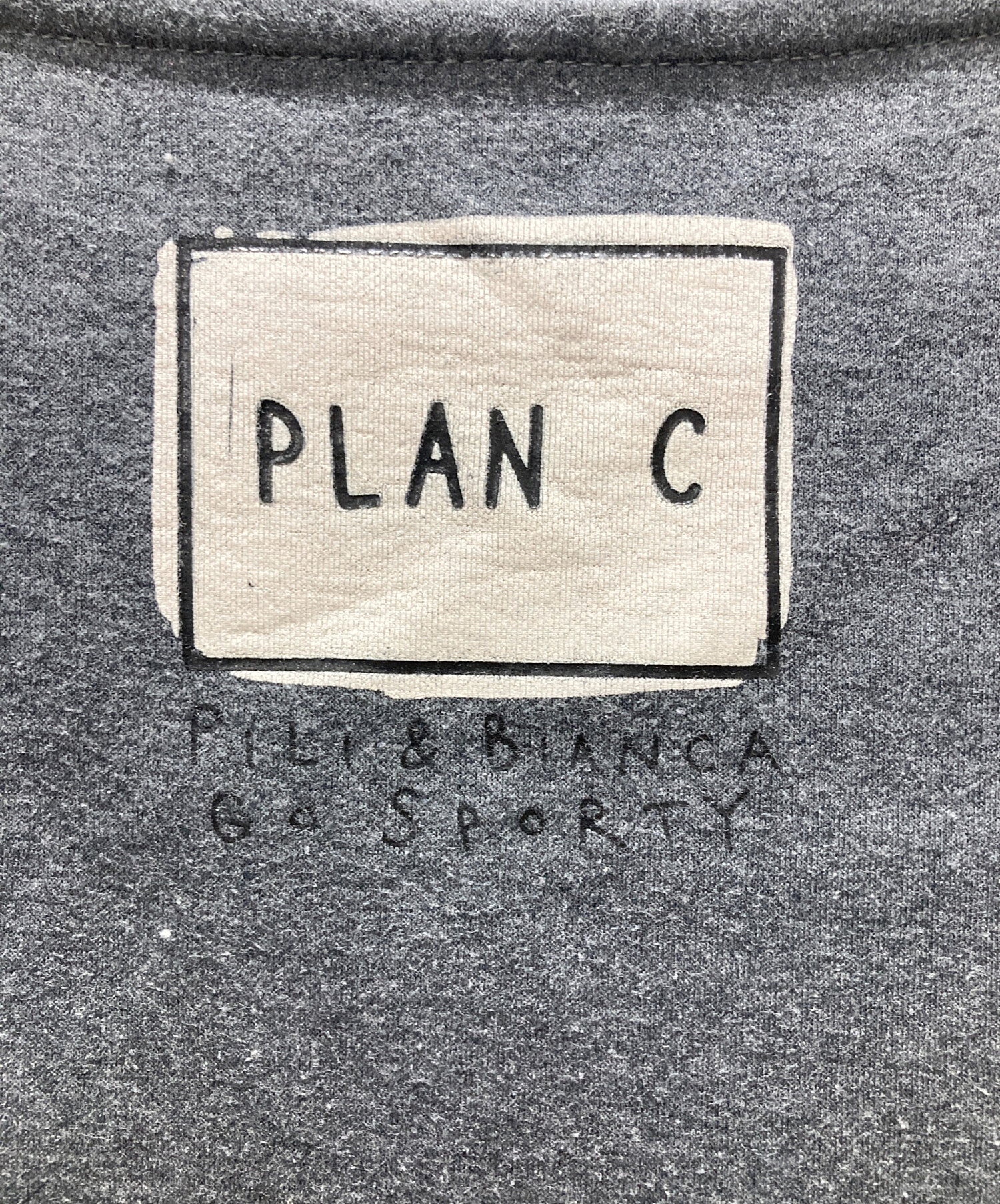 中古・古着通販】Plan C (プランシー) GO SPORTY スウェット グレー