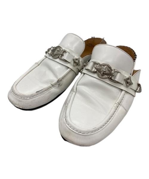 中古・古着通販】TOGA PULLA (トーガ プルラ) WHITE POLID ミュール