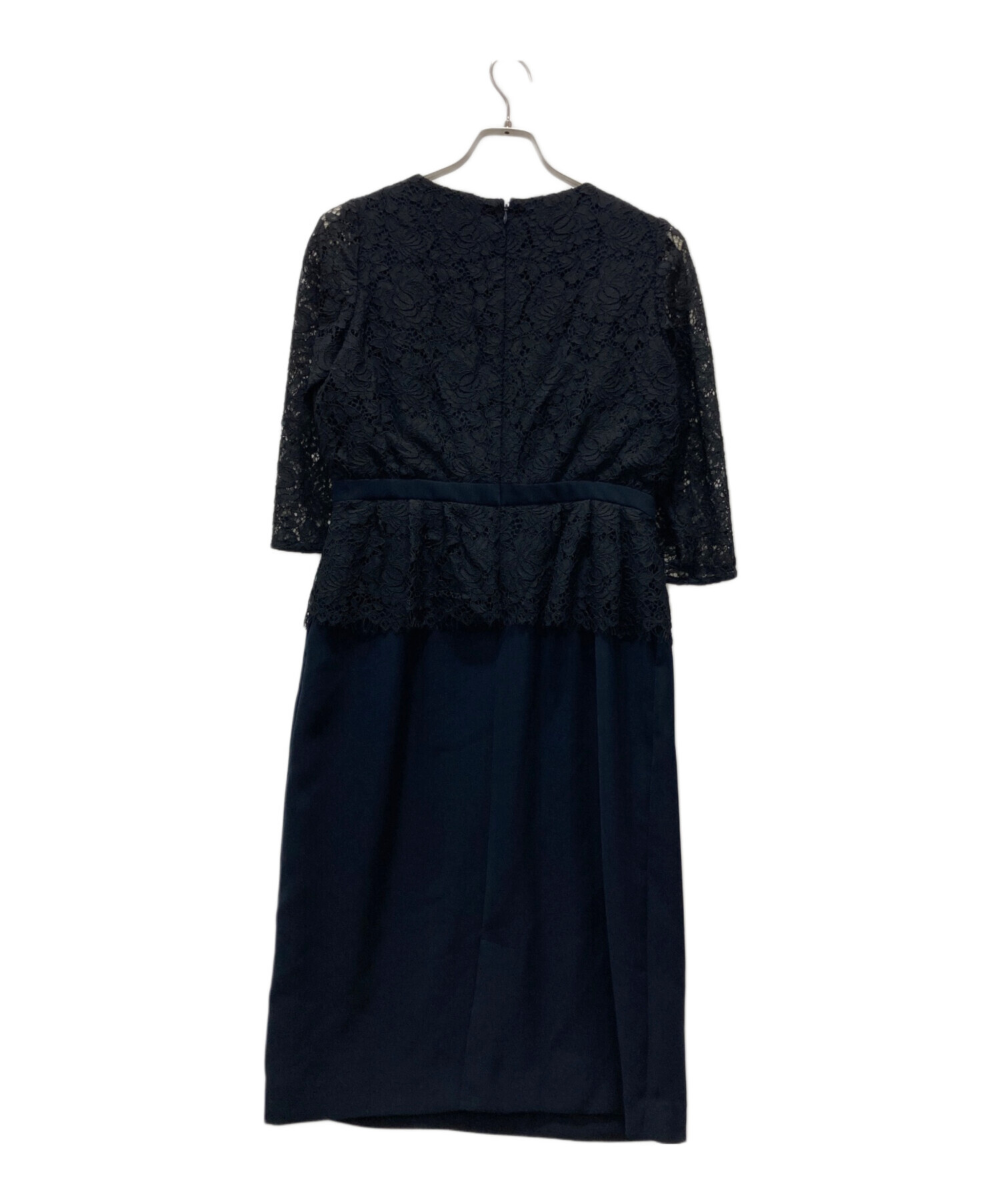 BARNEYS NEWYORK バーニーズニューヨーク ワンピース ブラック 中古・古着通販】BARNEYS NEWYORK (バーニーズ・ニューヨーク) レース