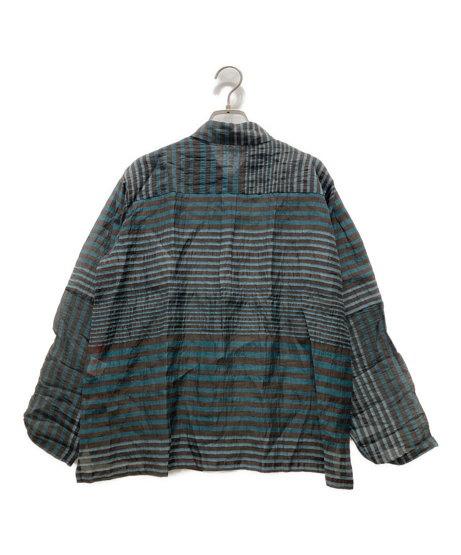 【中古】HaaT HeaRT ISSEY MIYAKE ハート イッセイミヤケ トップス レディース 半袖 レッド 柄 サイズ2＿S08＿s-0396-r08 ISSEY MIYAKE - 【中古】HaaT HeaRT ISSEY MIYAKE ハート イッセイ
