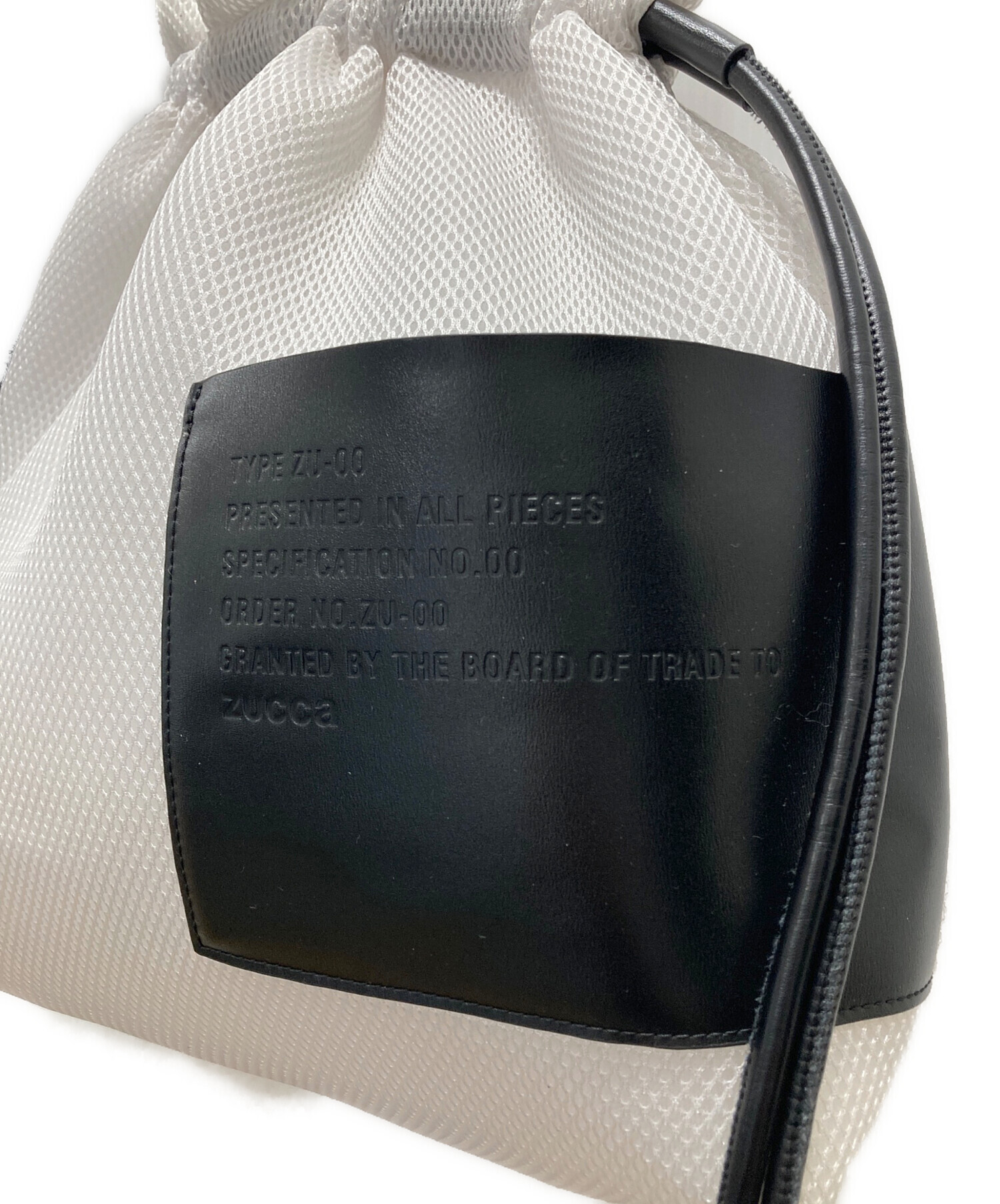 中古・古着通販】ZUCCA (ズッカ) メッシュトートバッグ ホワイト 