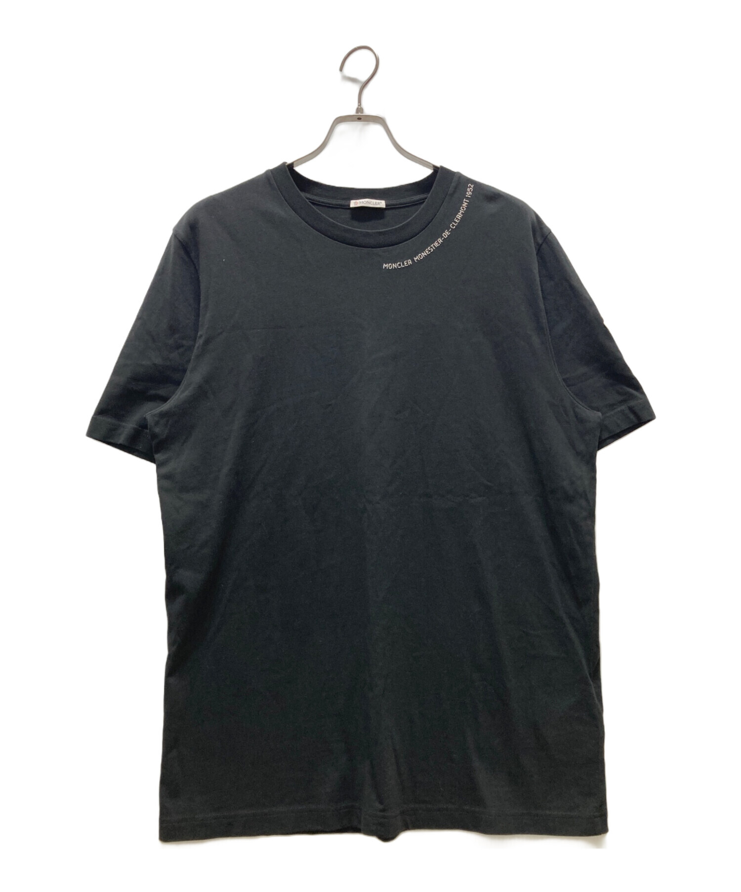 着用4回　モンクレール レタリングロゴ ネック 首ロゴ ワッペン Tシャツ 中古・古着通販】MONCLER (モンクレール) ネックロゴレタリングロゴ