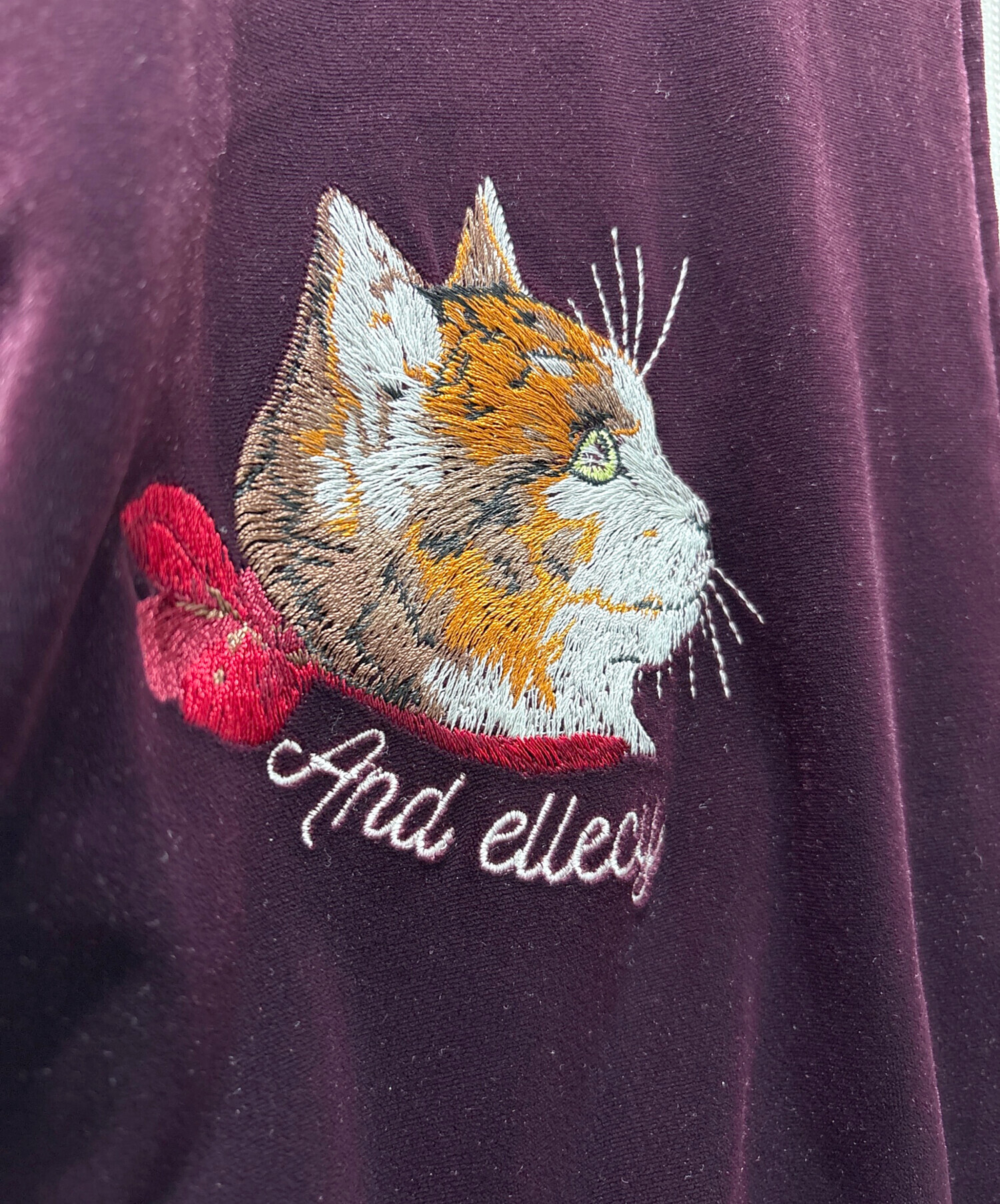 中古・古着通販】&ellecy (アンドエルシー) ネコベロアセットアップ