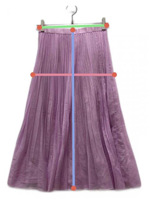 ANAYI スパンオーガンジープリーツスカート 38　新品未使用品 中古・古着通販】ANAYI (アナイ) スパンオーガンジープリーツスカート