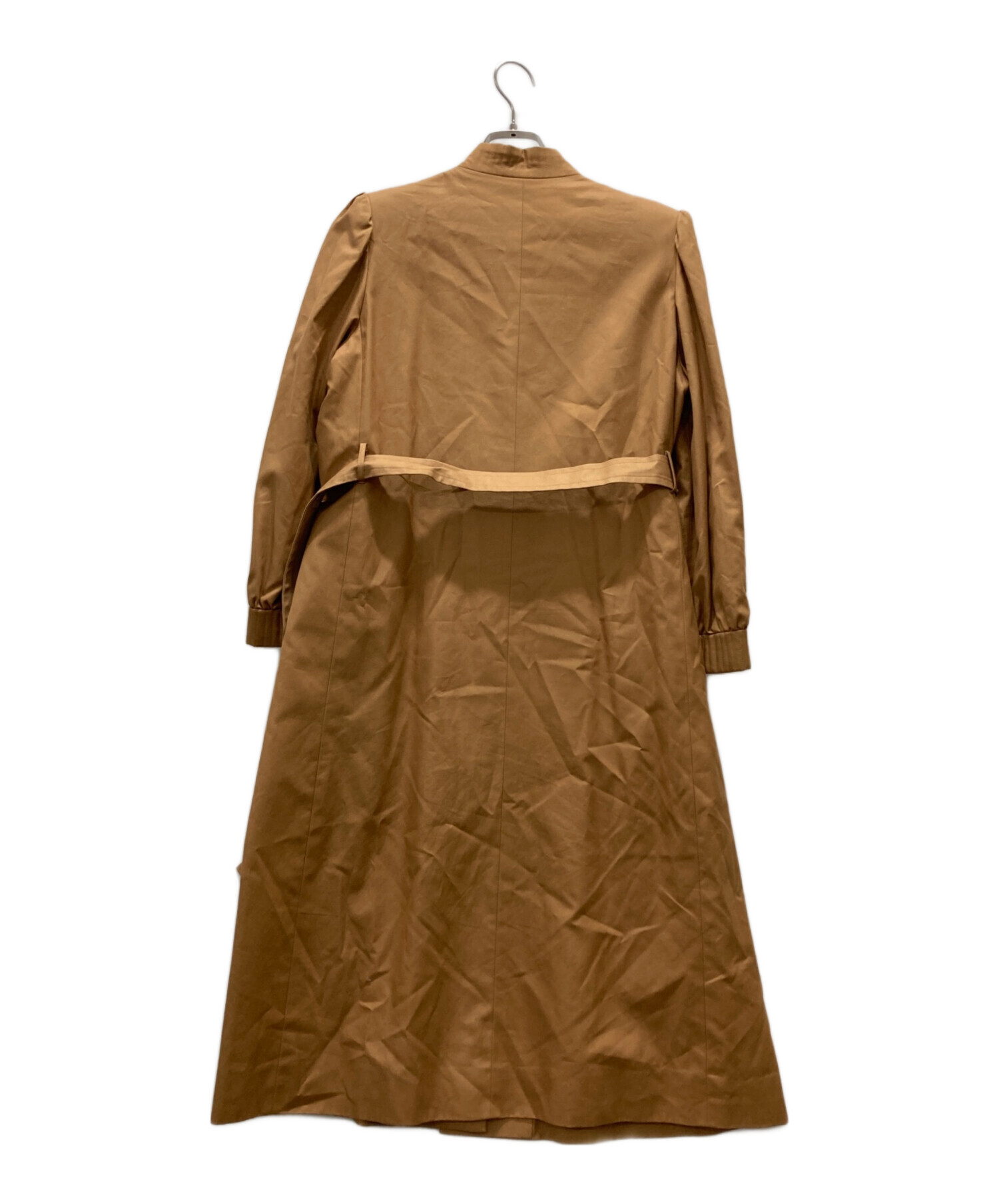 PIERRE BALMAIN ピエールバルマン　ラムレザーコート　茶系 中古・古着通販】PIERRE BALMAIN (ピエール バルマン) 古着 ロング