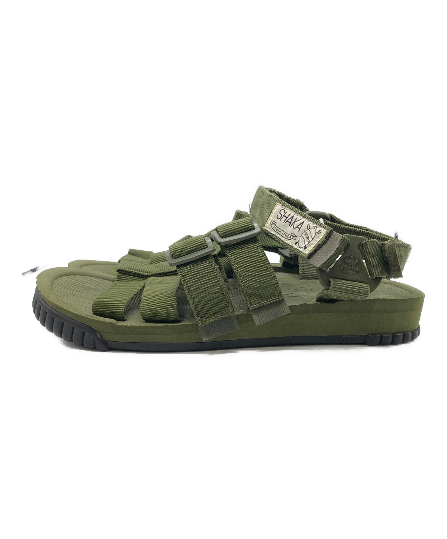 中古・古着通販】shaka (シャカ) サンダル グリーン サイズ:28