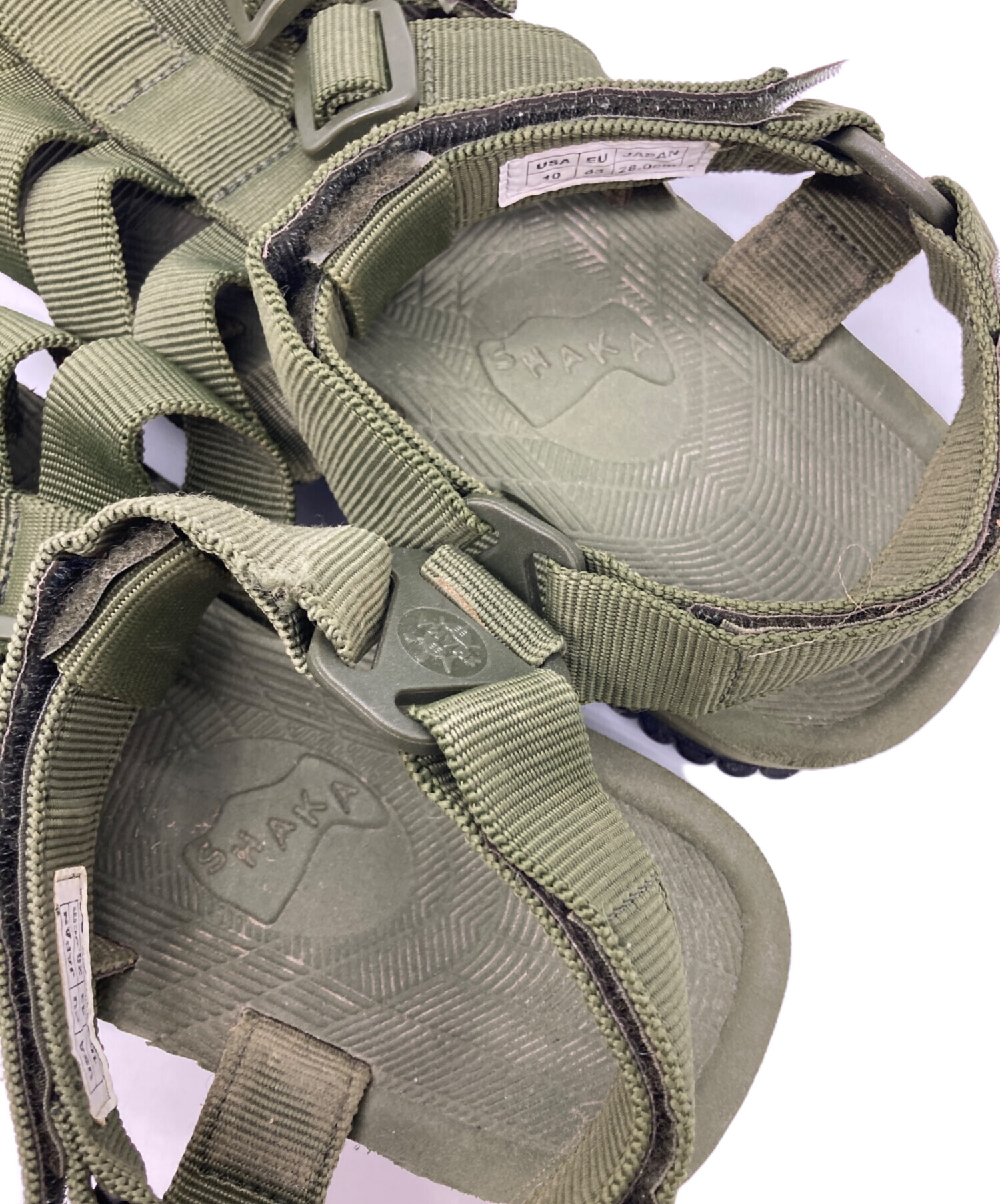 中古・古着通販】shaka (シャカ) サンダル グリーン サイズ:28 
