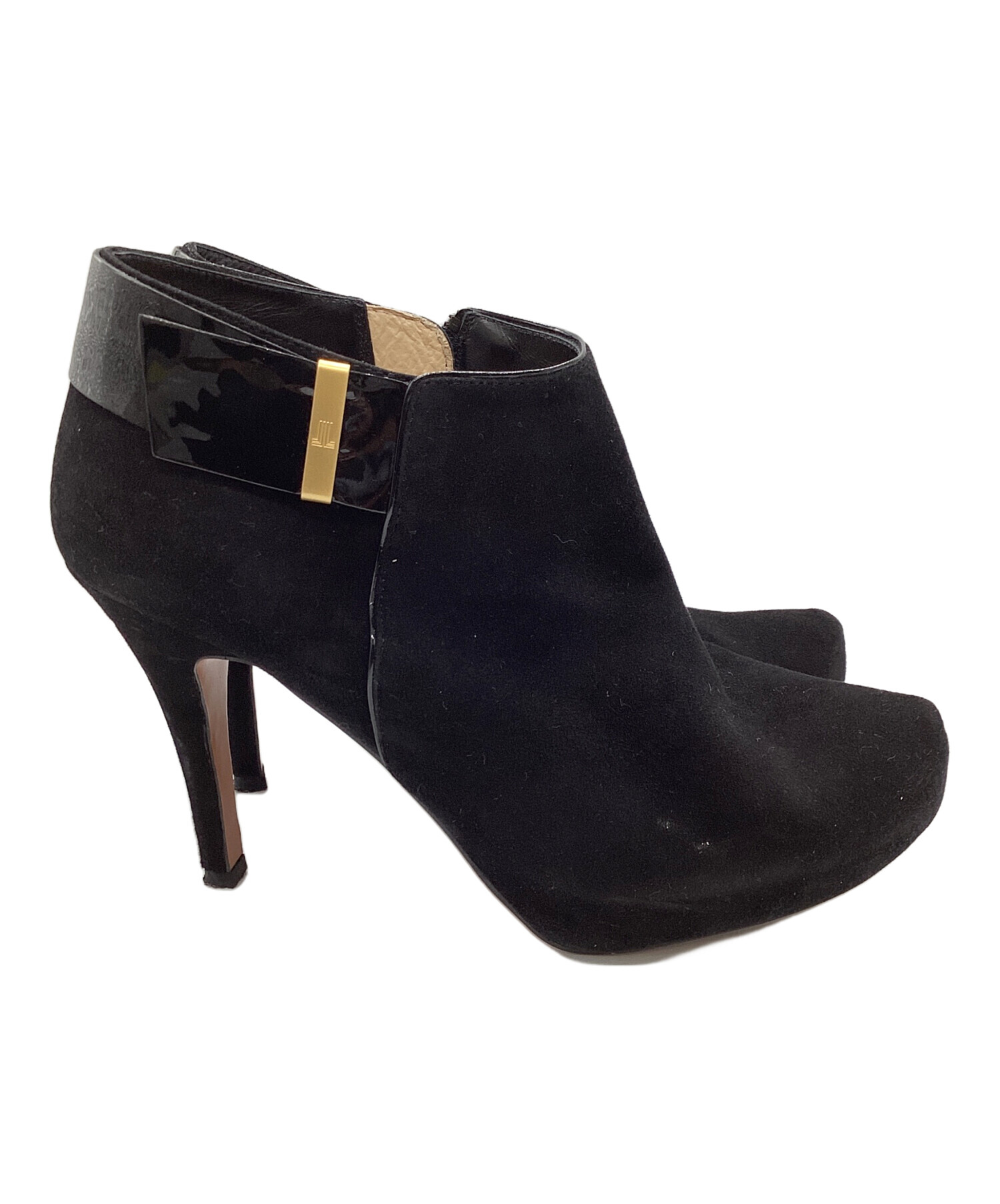 LANVIN/ショートファーブーツ/2390/24.0/レディースシューズ/Aランク/77 LANVIN&frasl;ショートファーブーツ&frasl;2390&frasl;24.0&frasl;レディースシューズ&frasl;Aランク&frasl;77