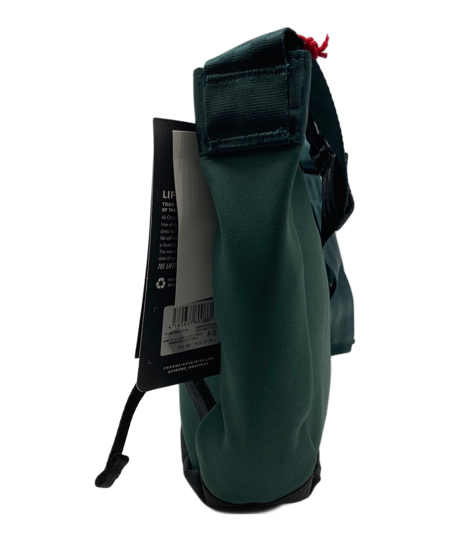 中古・古着通販】CHROME (クローム) ニュースペーパーバッグ グリーン