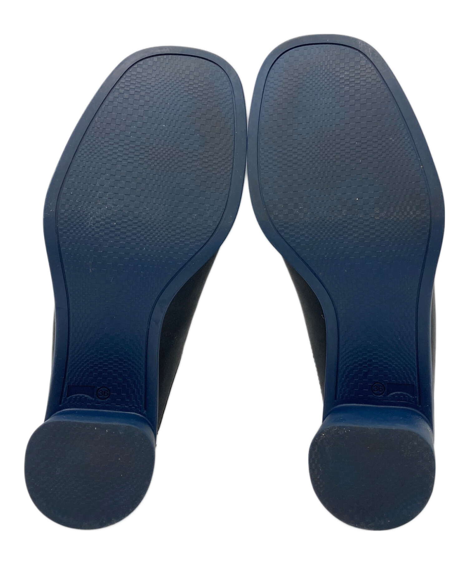 中古・古着通販】CAMPER (カンペール) レザーサボサンダル ブラック