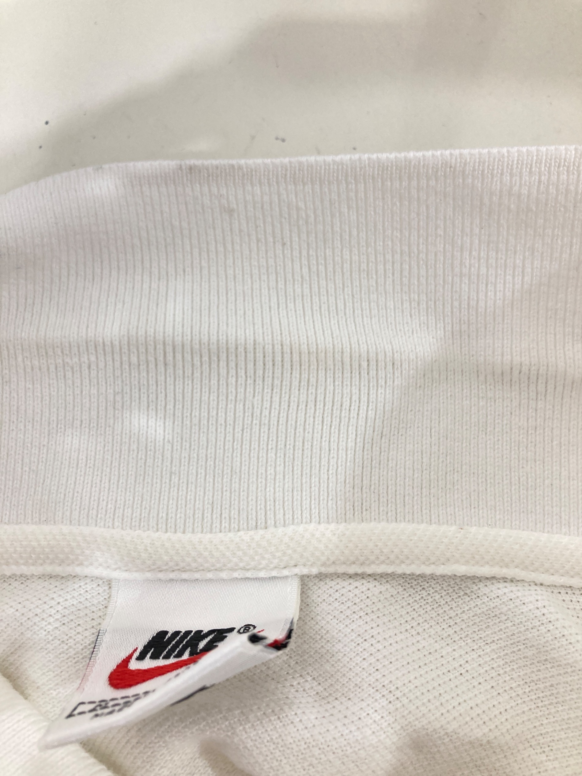 90sナイキ❤️ビッグポロシャツ 中古・古着通販】NIKE (ナイキ) 90sポロシャツ ホワイト サイズ:M