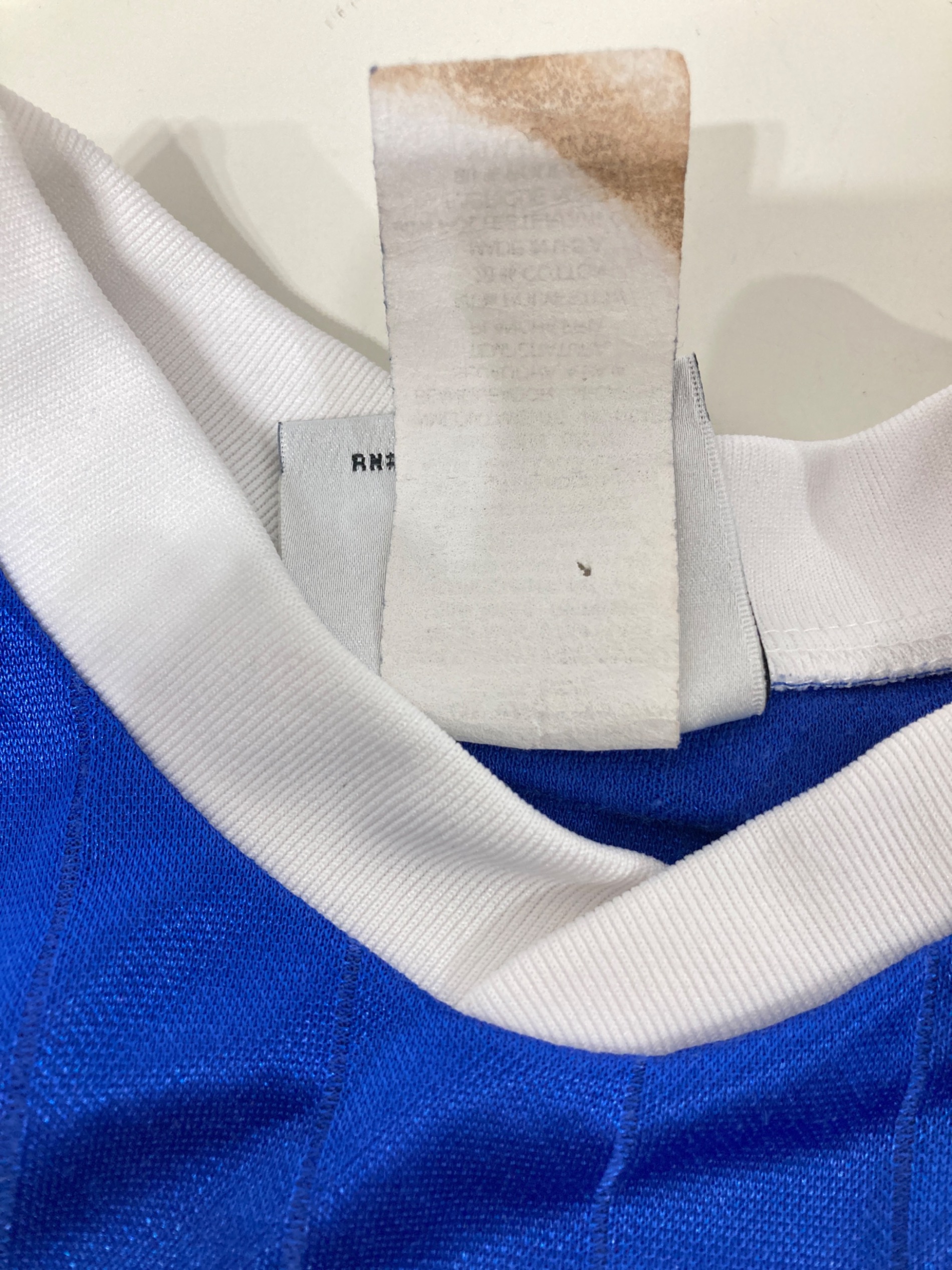 中古・古着通販】adidas (アディダス) 90sゲームシャツ ブルー サイズ