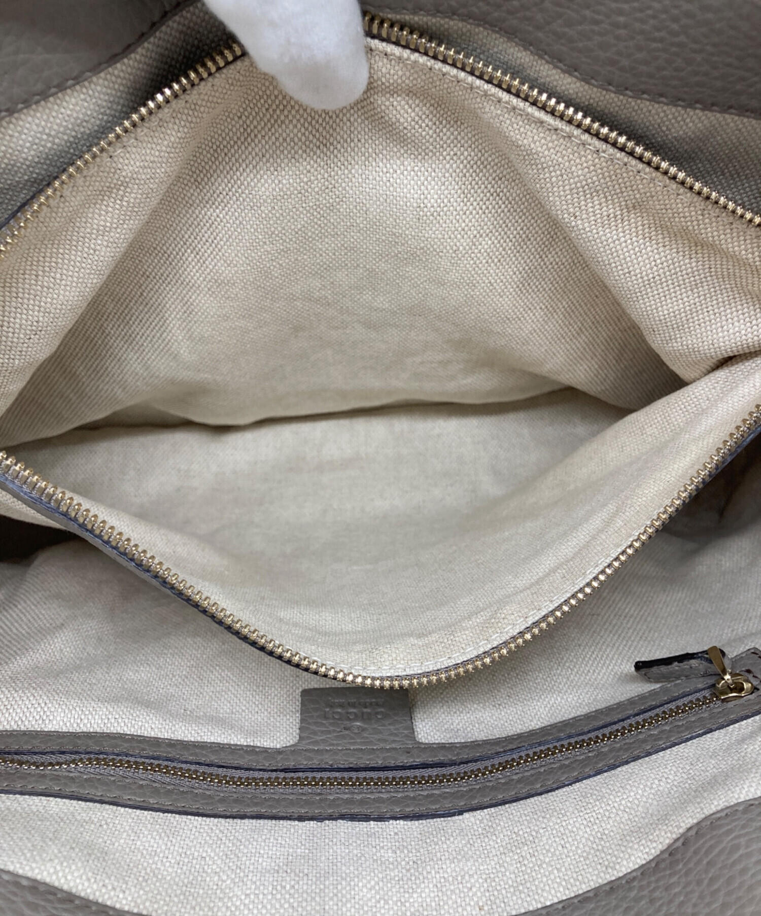 中古・古着通販】GUCCI (グッチ) ソーホー ワーキングトート ベージュ