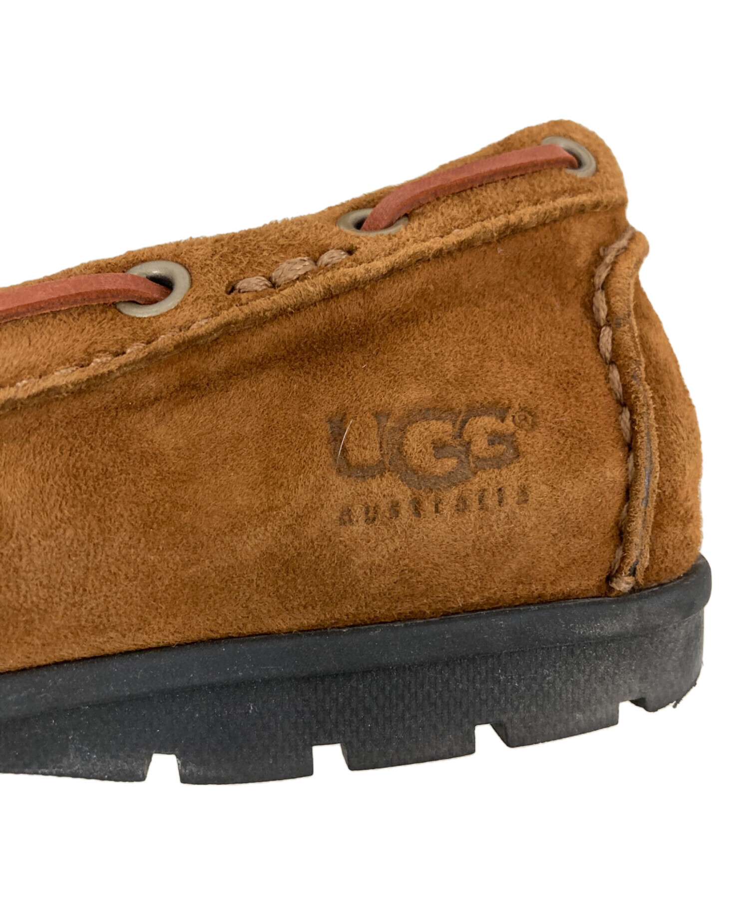 中古・古着通販】UGG (アグ) ローファー ブラウン サイズ:25｜ブランド 