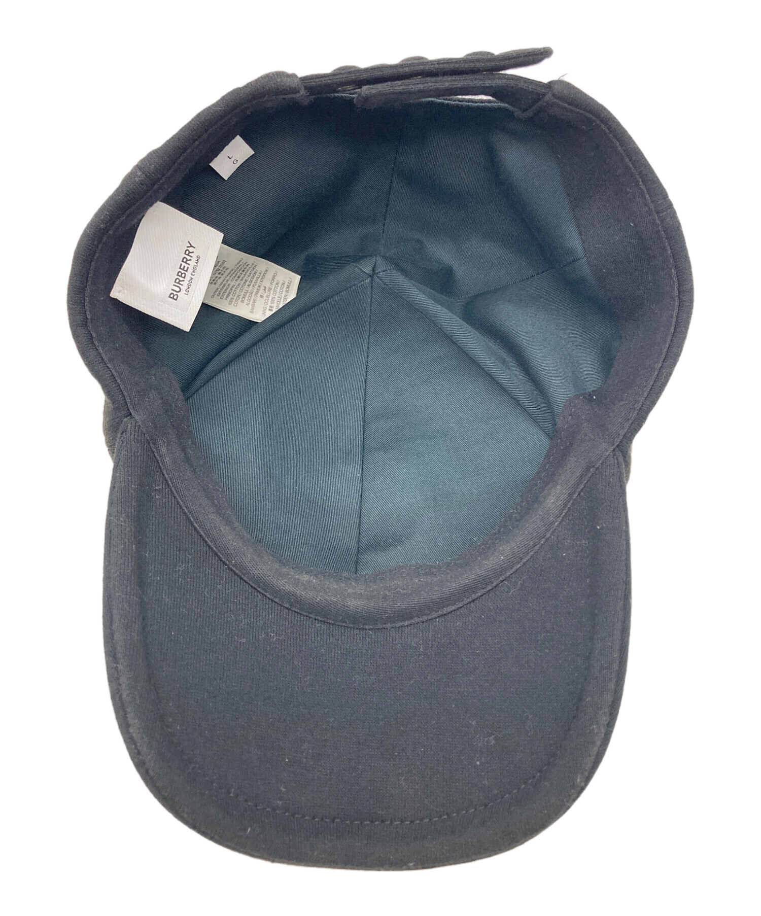 中古・古着通販】BURBERRY (バーバリー) TBロゴキャップ ブラック