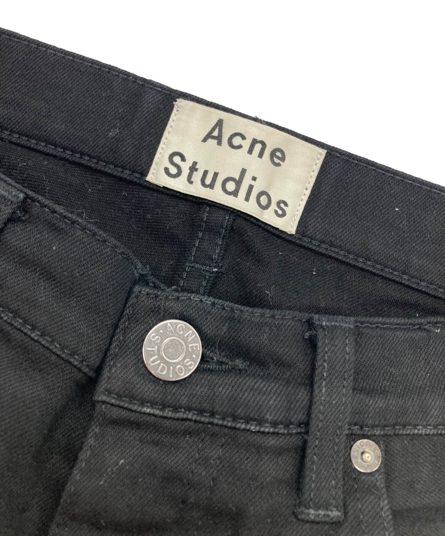美品！レア品！Acne Studios stay cash black 32/32 本物 黒 スキニー デニム アクネ 名作 アクネストゥディオズ ACNE STUDIOS ACE STAY CASH メンズ US：32-33