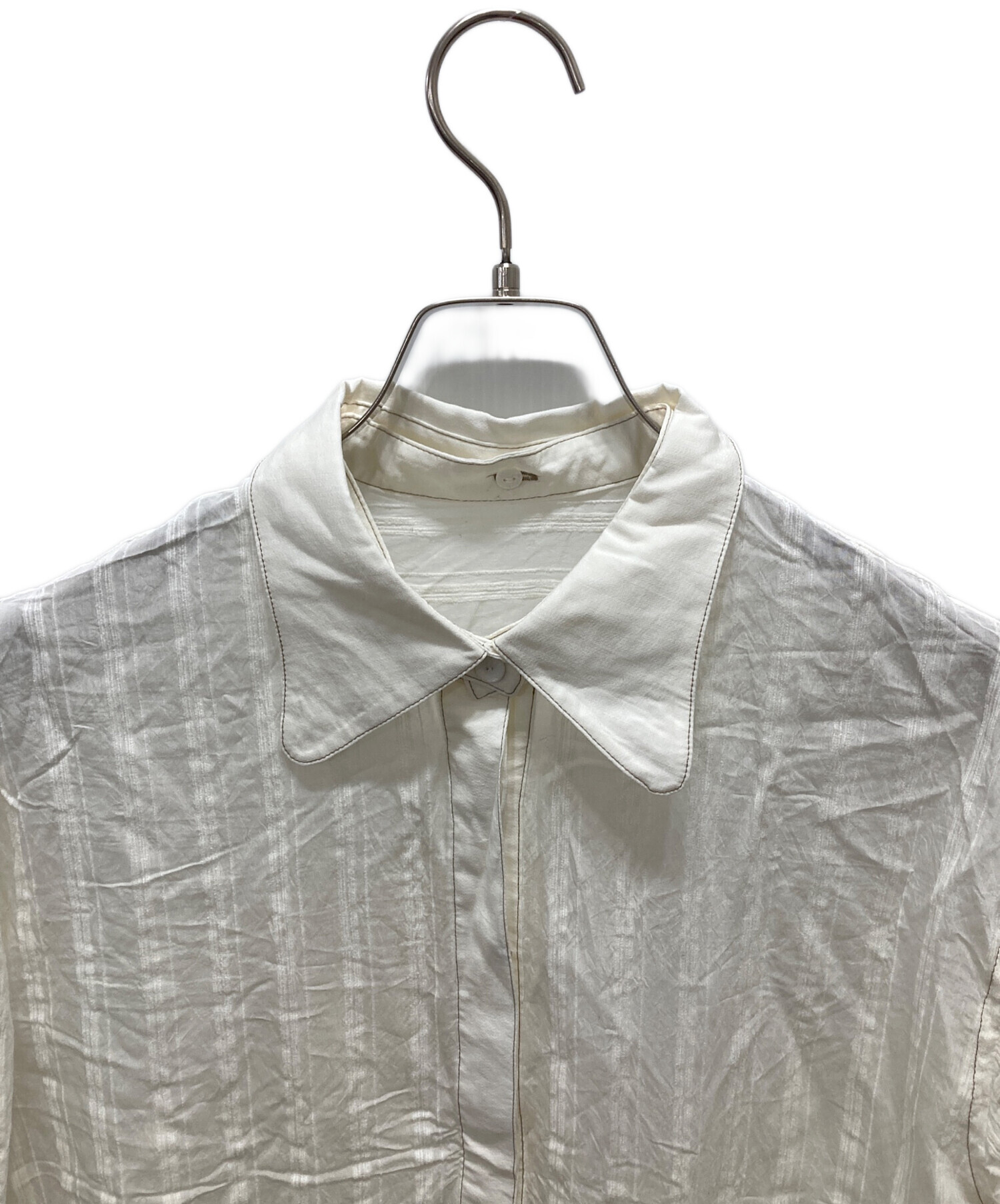 中古・古着通販】TODAYFUL (トゥデイフル) シャツワンピース ホワイト