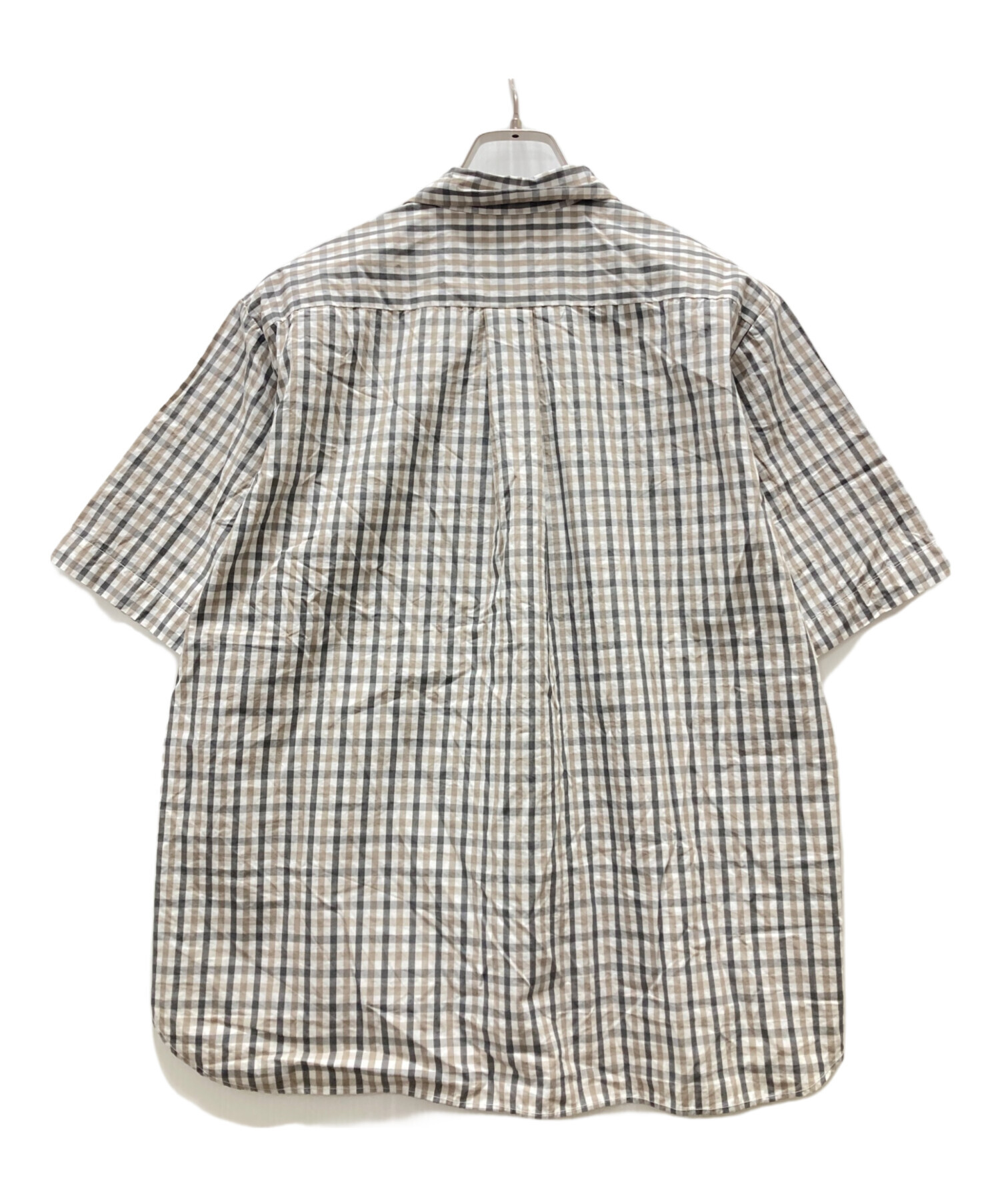 中古・古着通販】DANTON (ダントン) チェックシャツ グレー サイズ:38