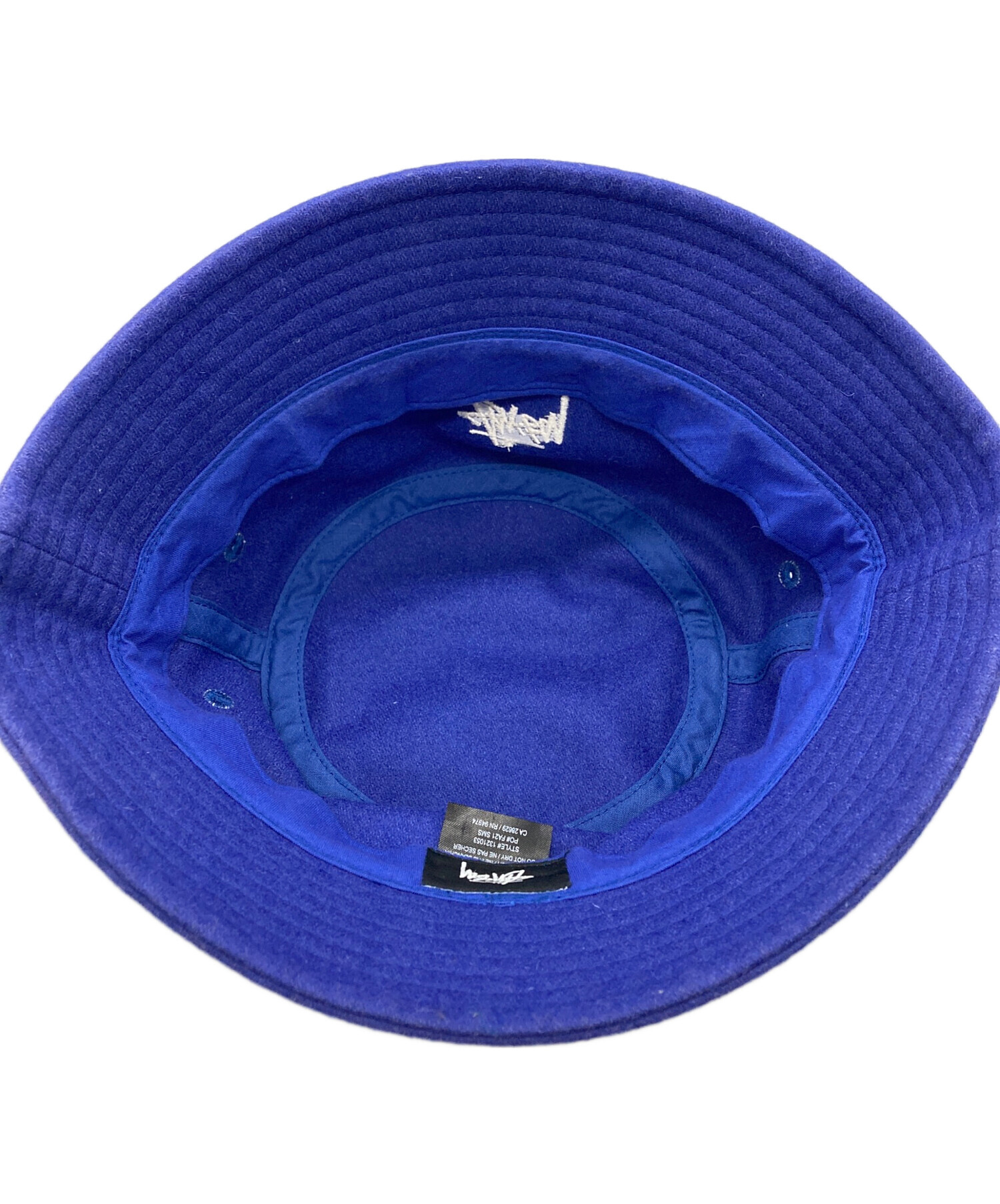 中古・古着通販】stussy (ステューシー) バケットハット ブルー サイズ