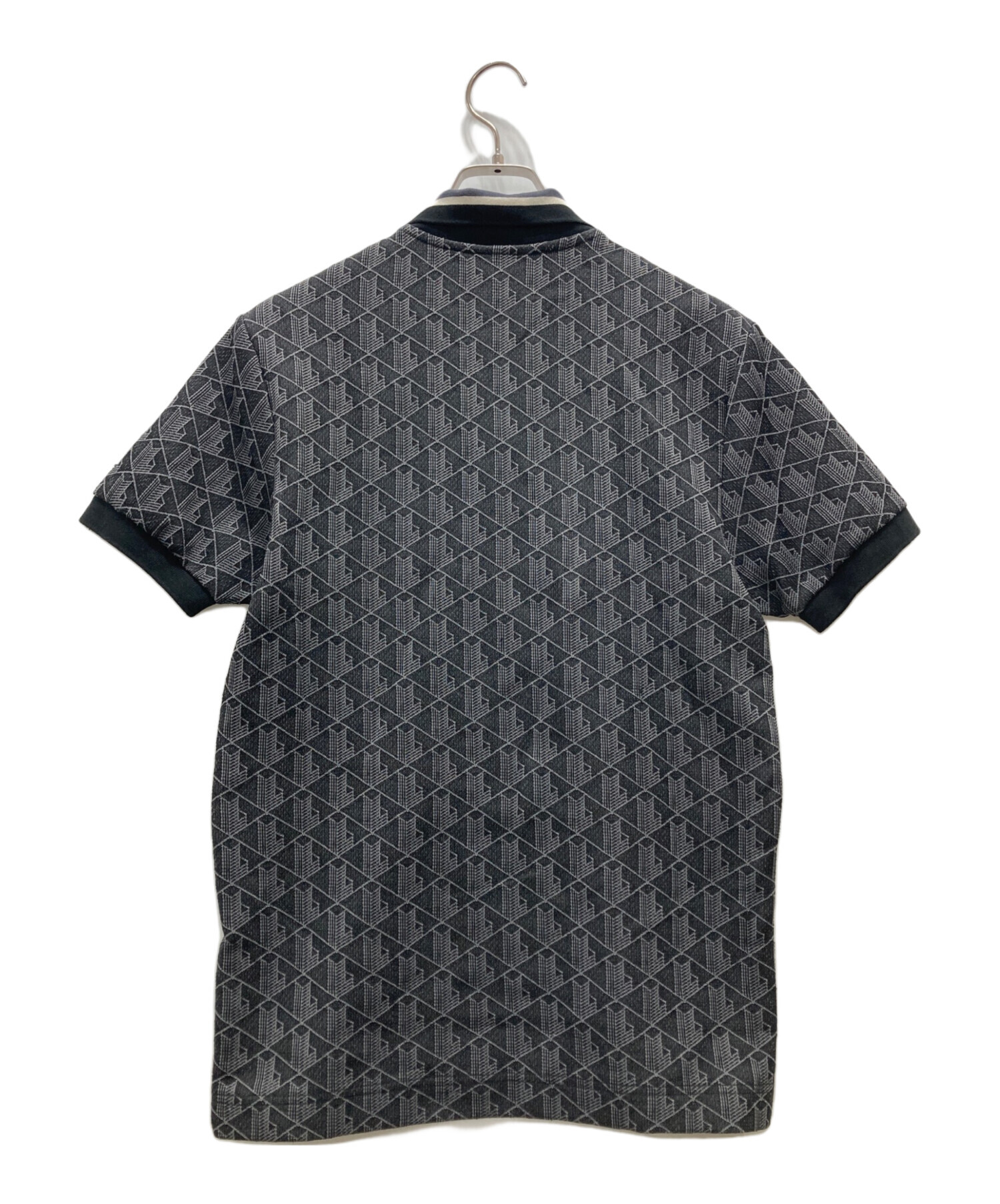 中古・古着通販】LACOSTE (ラコステ) モノグラムジャカードポロシャツ