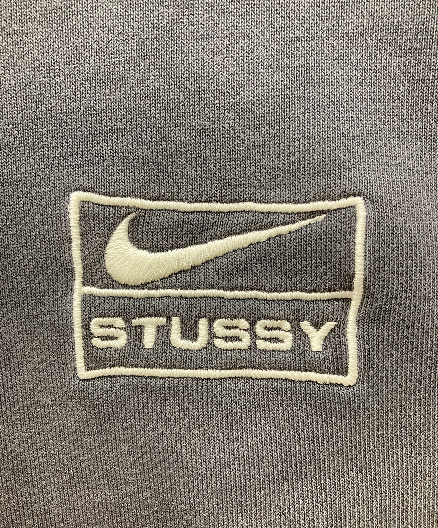 STUSSY Nike コラボ スウェット M ブラック スウェット ロゴ 刺繍 