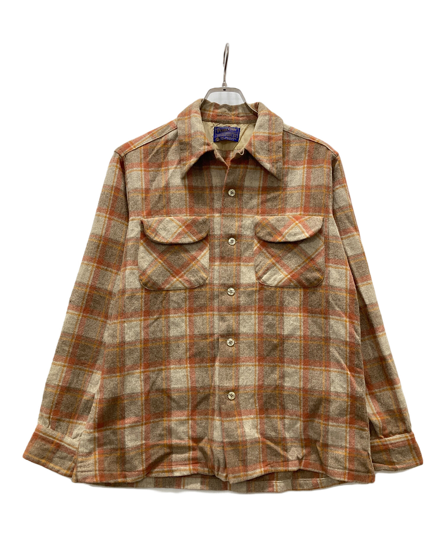 ★2010年代★ペンドルトン オンブレ ネルシャツ★ブラウン チェック柄★XL★ Pendleton ブラウン チェック柄 ネルシャツ 【公式通販】