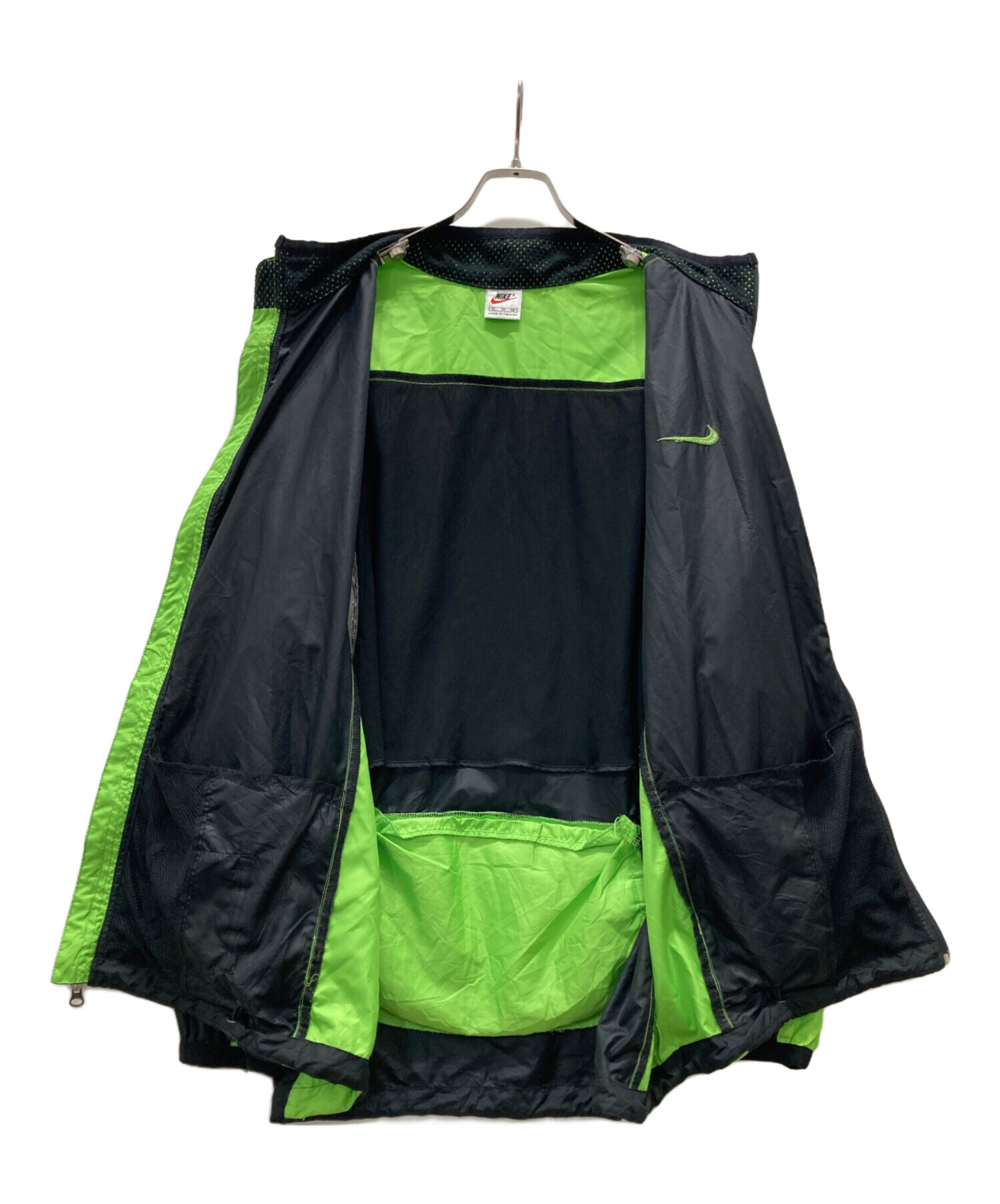 中古・古着通販】NIKE (ナイキ) ジップアップジャケット グリーン 