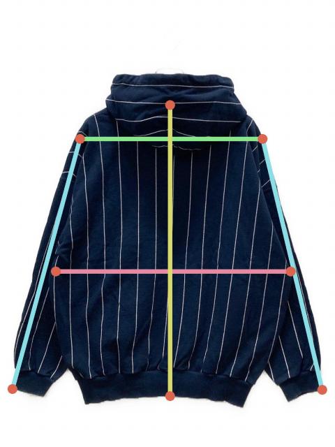 中古・古着通販】KEBOZ (ケボズ) プルオーバーパーカー ネイビー