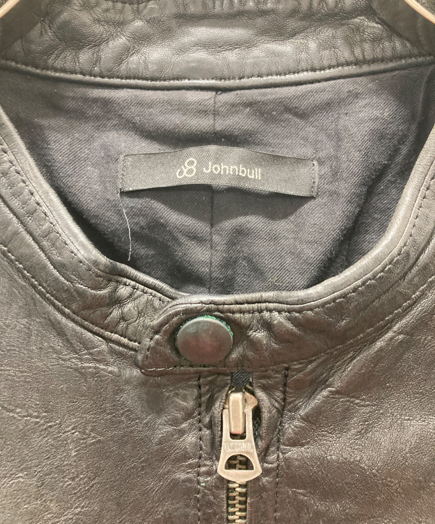 中古・古着通販】JOHNBULL (ジョンブル) レザーシングルライダース