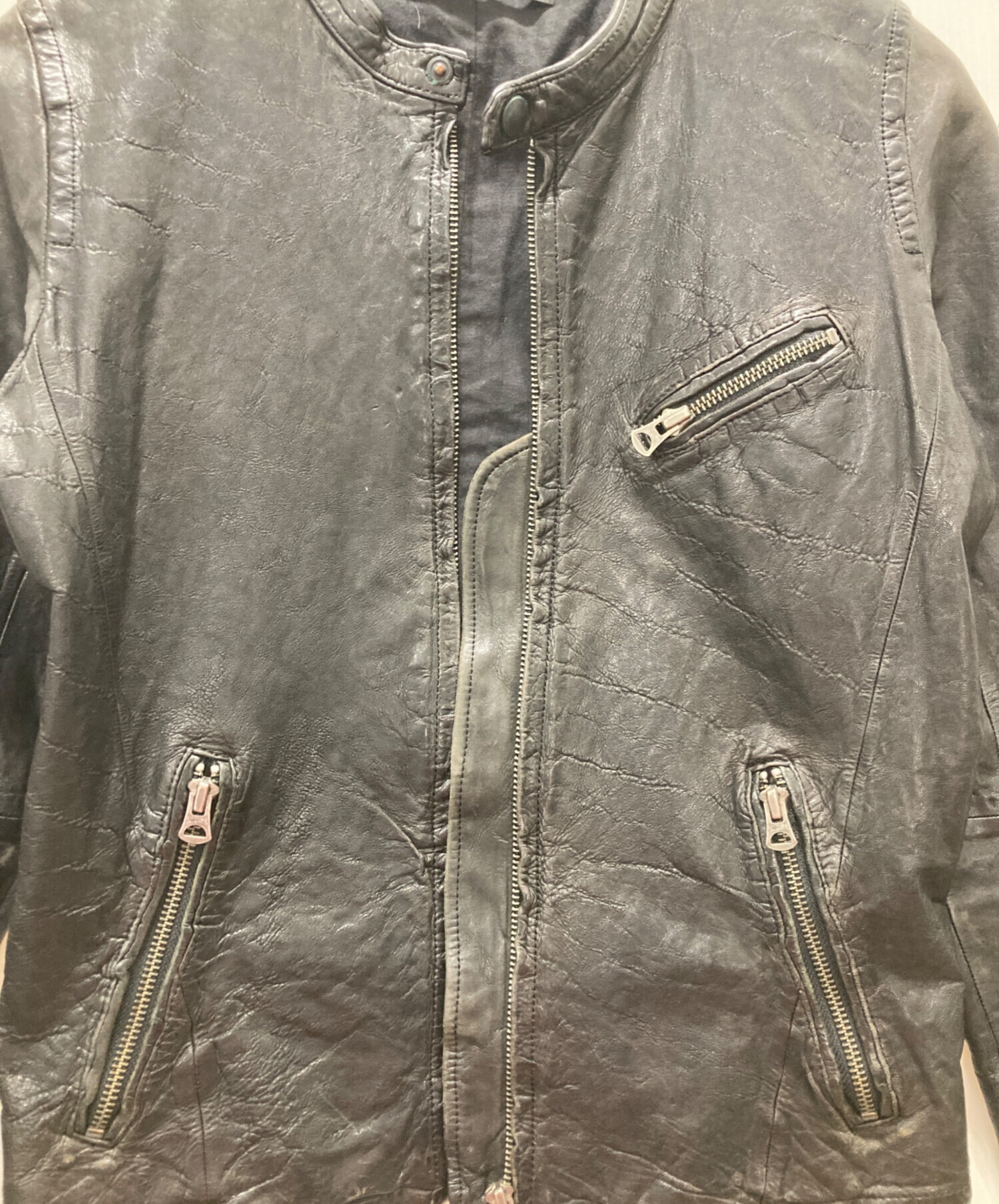 中古・古着通販】JOHNBULL (ジョンブル) レザーシングルライダース