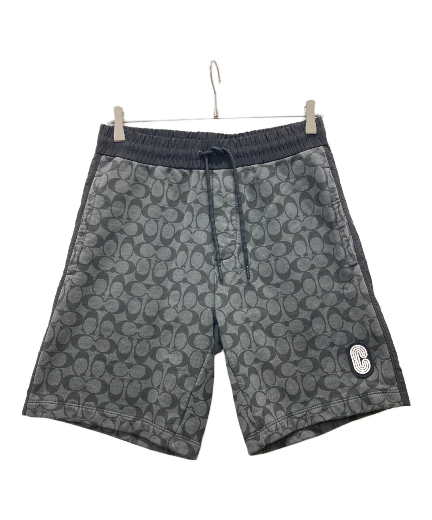 中古・古着通販】COACH (コーチ) シグネチャーハーフパンツ ブラック