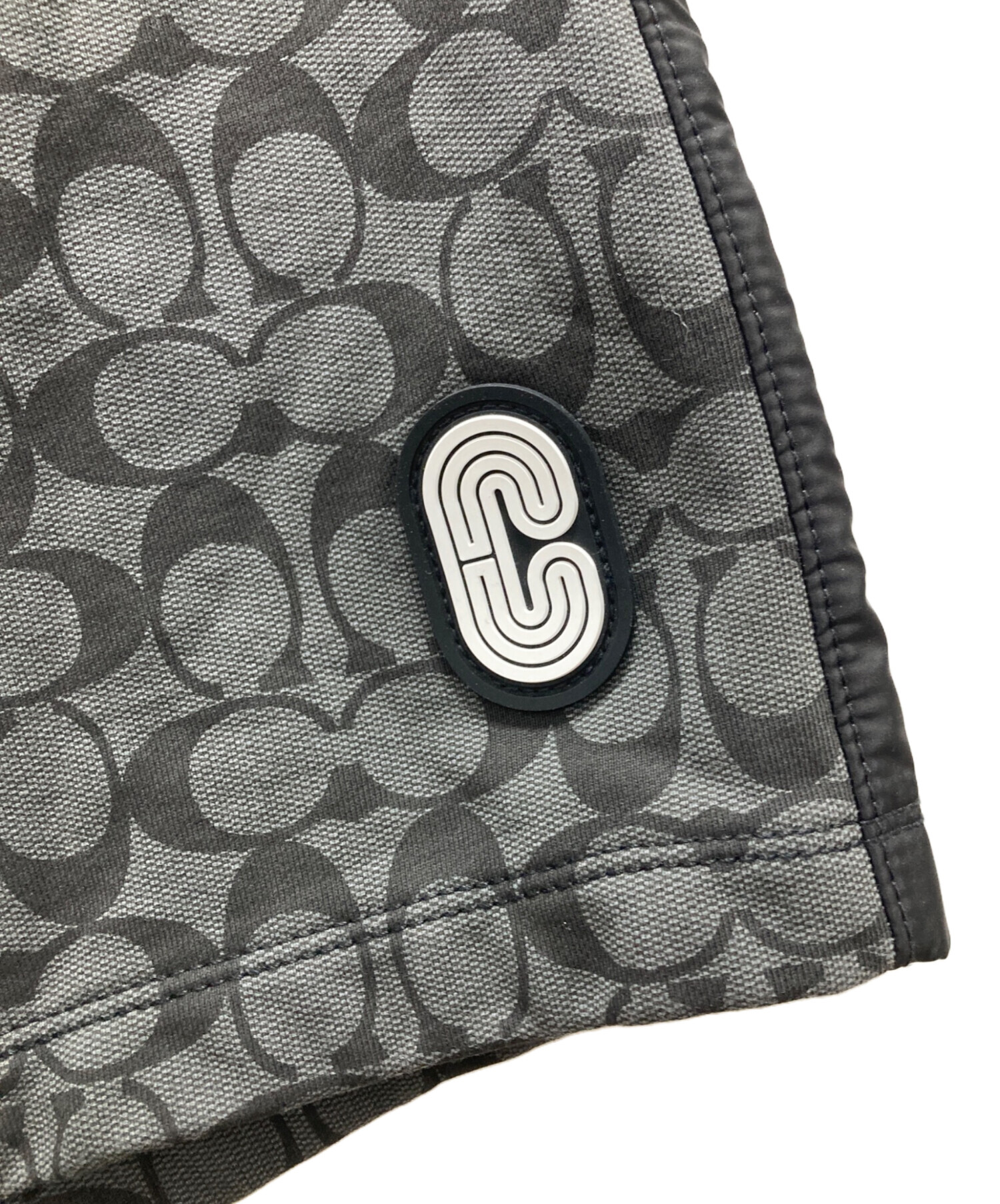 中古・古着通販】COACH (コーチ) シグネチャーハーフパンツ ブラック