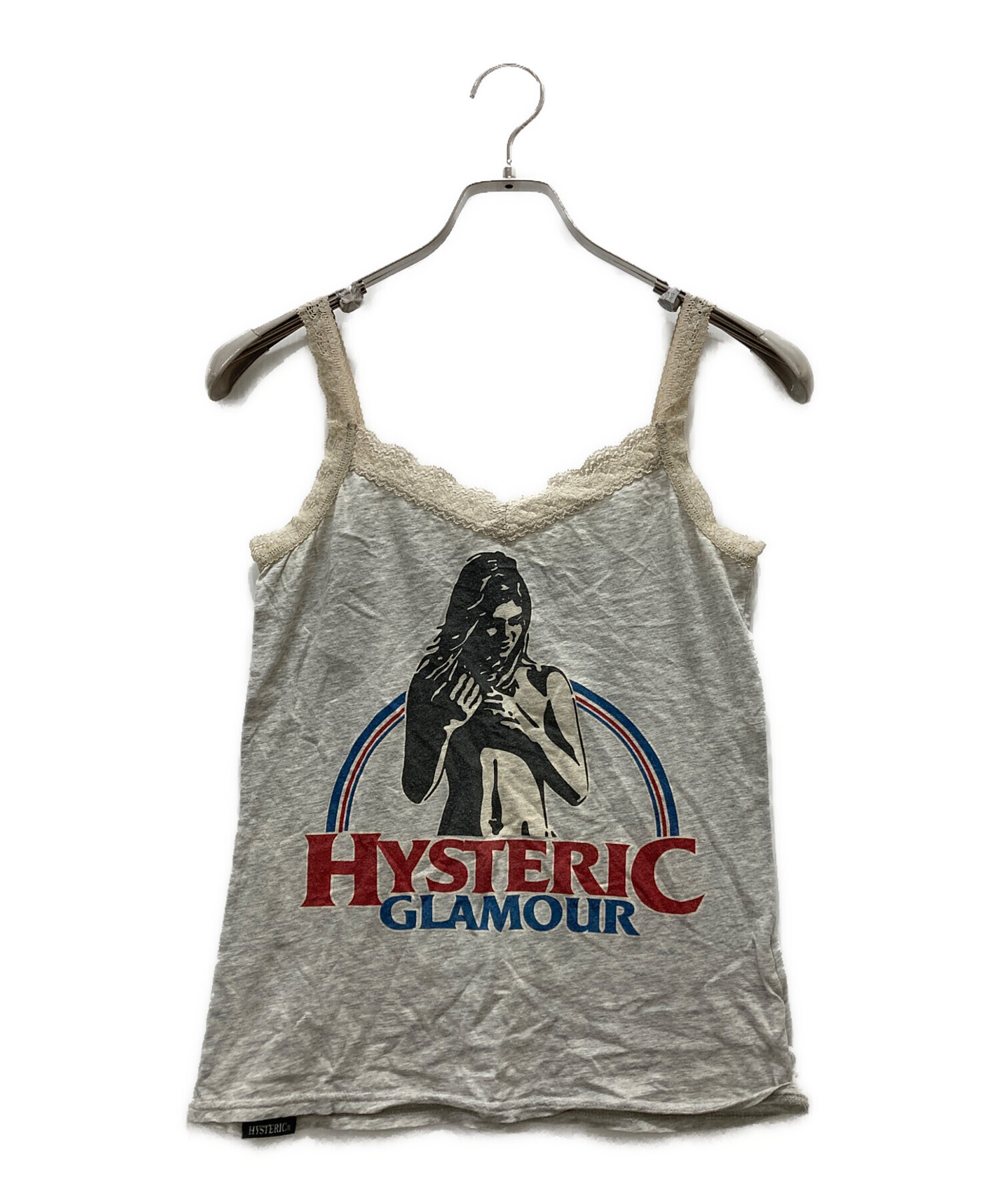 HYSTERIC GLAMOUR キャミソール　ラメ 中古・古着通販】Hysteric Glamour (ヒステリックグラマー) レース付き