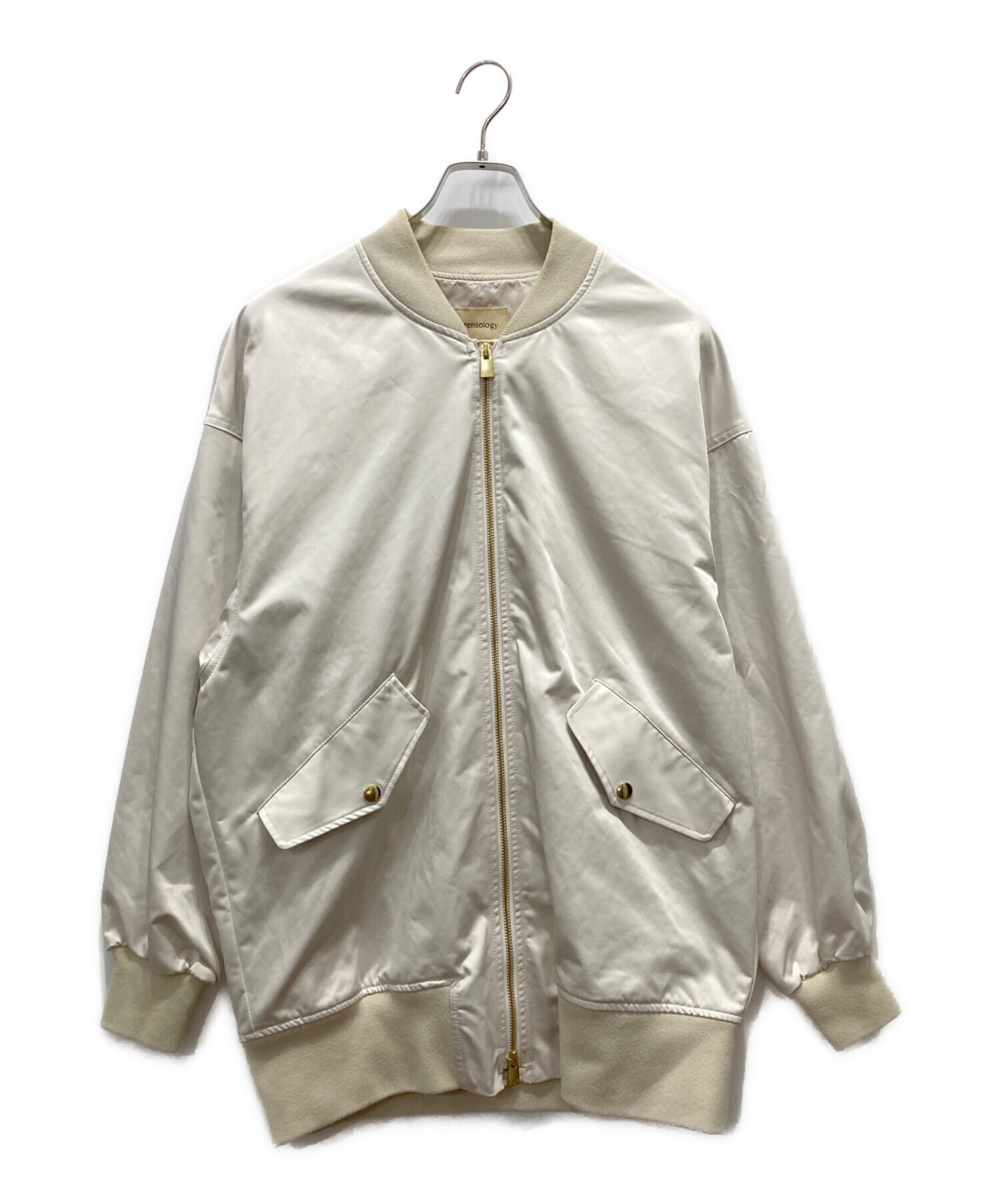 Curensology レザーライクサテンブルゾン Curensology（カレンソロジー）の「Curensology(カレンソロジー