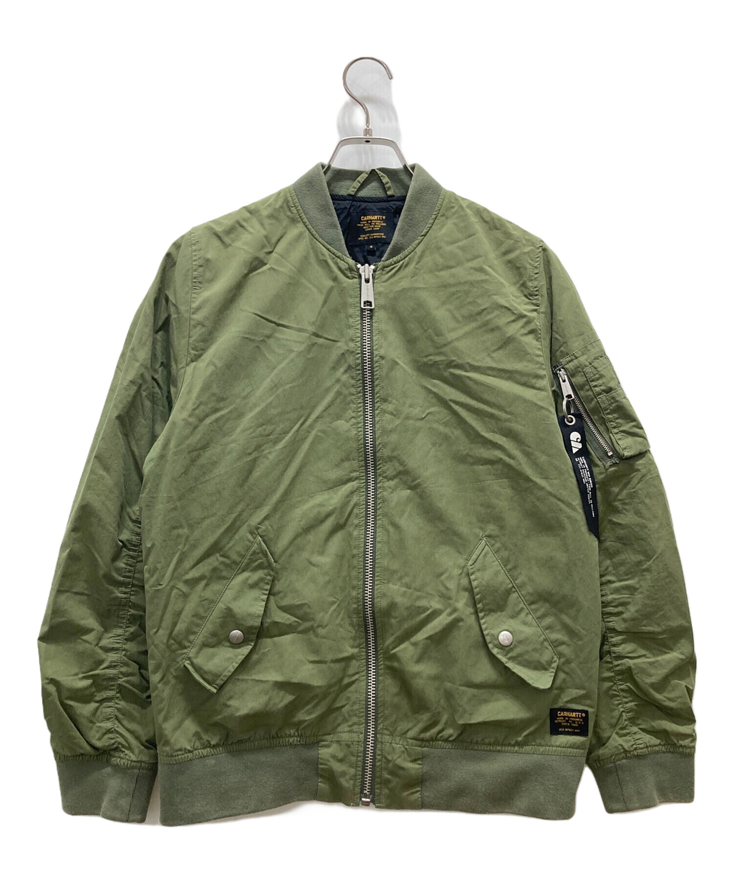 中古・古着通販】CarHartt (カーハート) ADAMS JACKET オリーブ サイズ