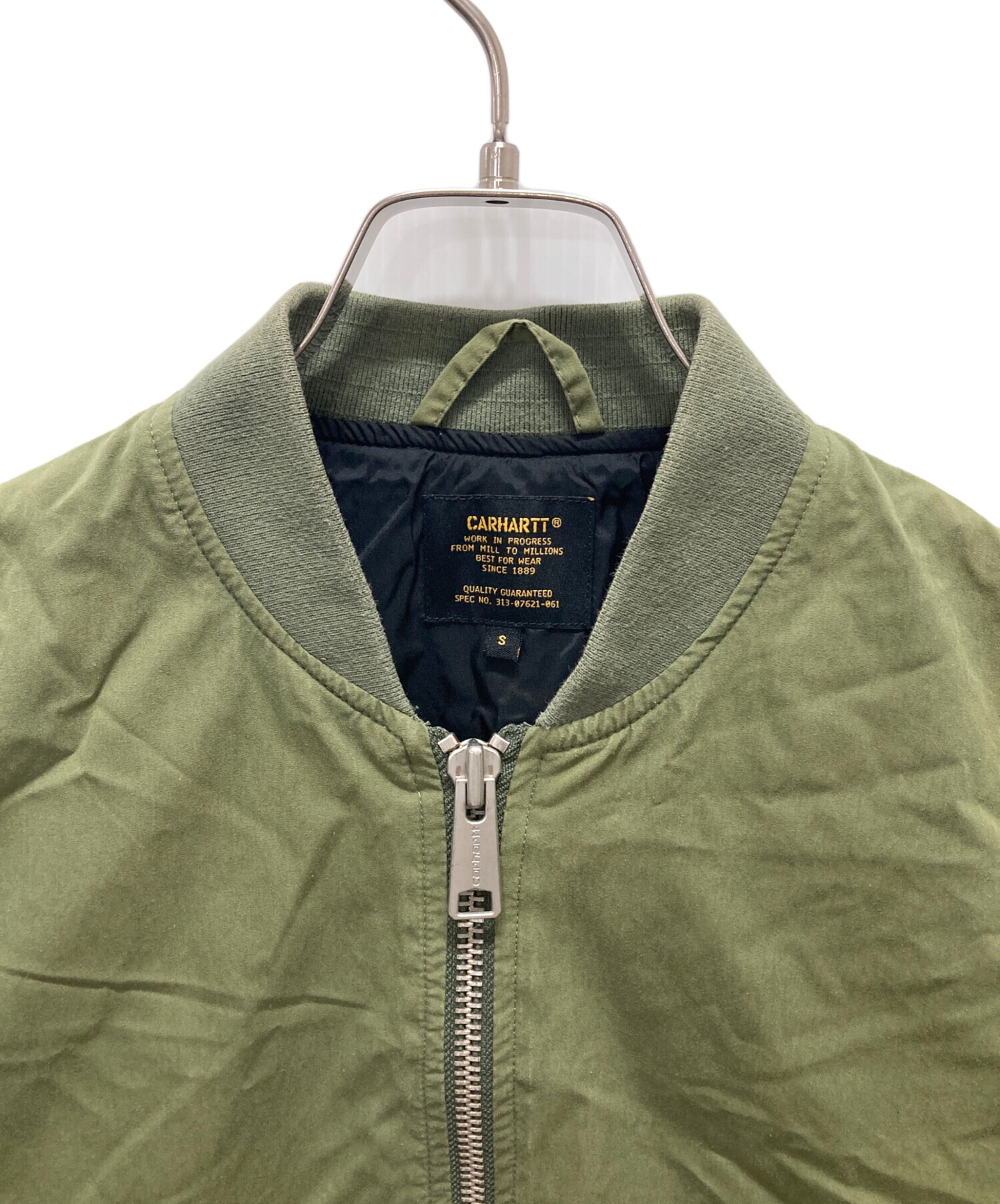 中古・古着通販】CarHartt (カーハート) ADAMS JACKET オリーブ サイズ