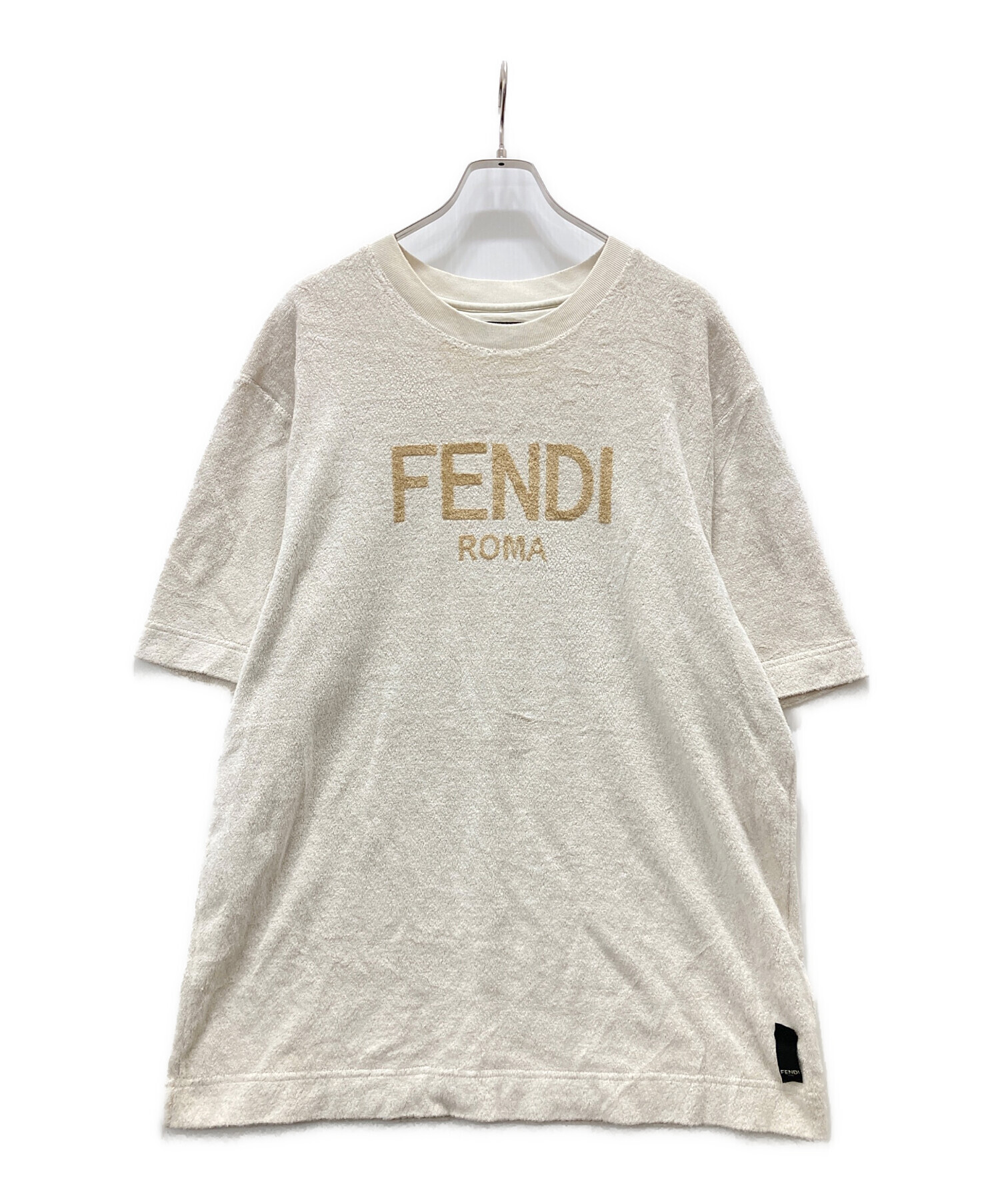 FENDI フェンディ ブラウス XS 白 【古着】【中古】【送料無料】 楽天市場】FENDI フェンディ 23SS FFポケットクロップドブラウスシャツ