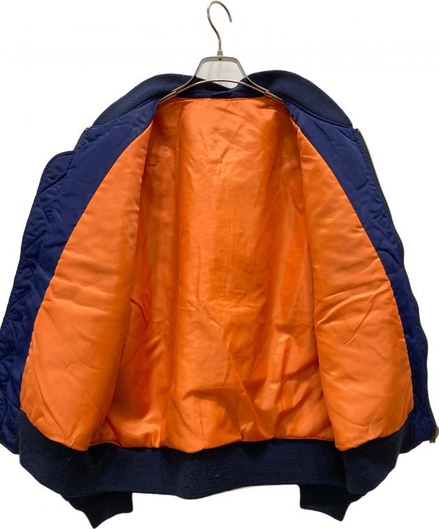 中古・古着通販】BOSS (ボス) MA-1 ボスジャン ネイビー サイズ:不明