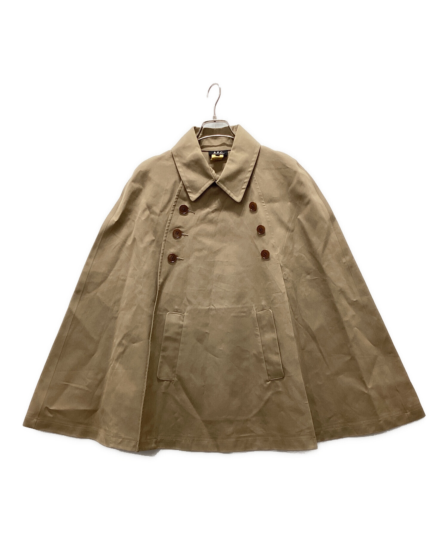 A.P.C. アーペーセー　オイルコーティングトレンチコート　初期 中古・古着通販】A.P.C. (アーペーセー) ケープトレンチコート