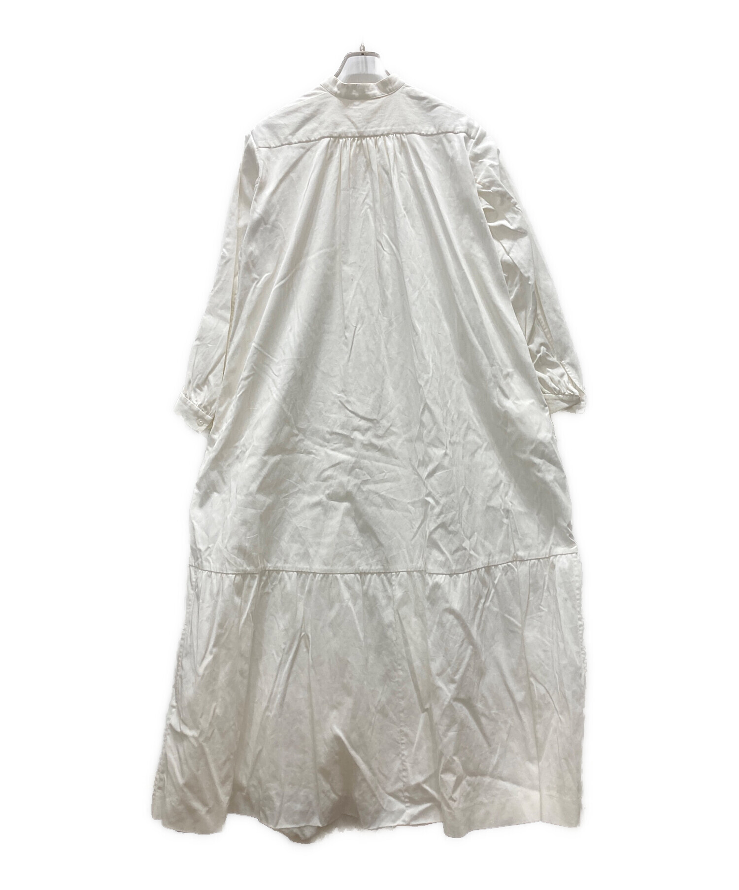 中古・古着通販】BACCA (バッカ) コットンピケシャツドレス ホワイト