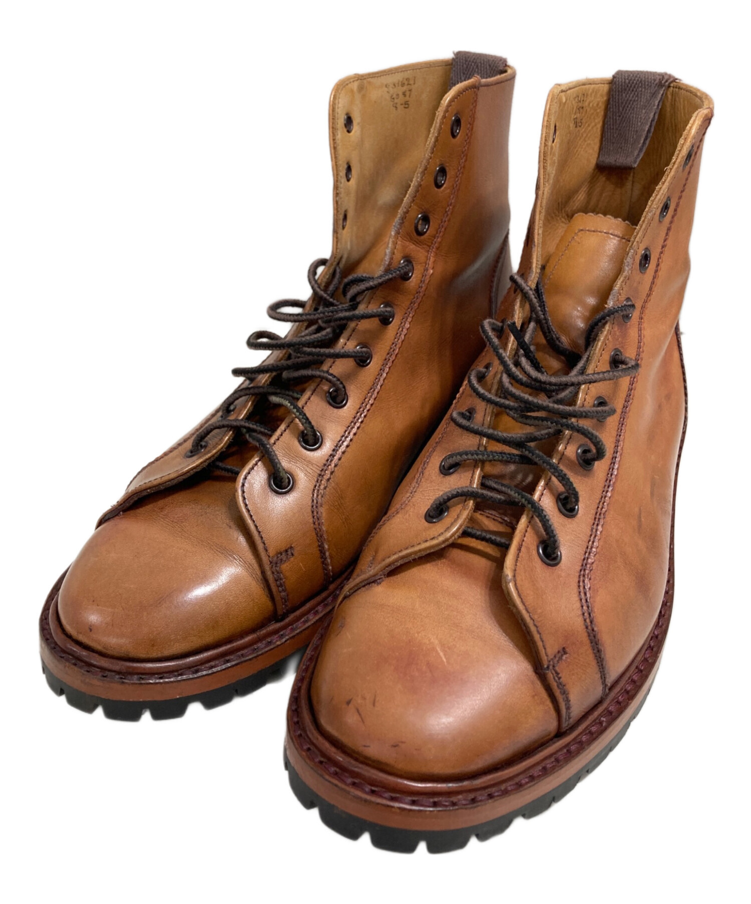未使用品 トリッカーズ モンキーブーツ 8.5 カントリーブーツ プレーントゥ 中古・古着通販】Tricker's (トリッカーズ) モンキーブーツ ベージュ
