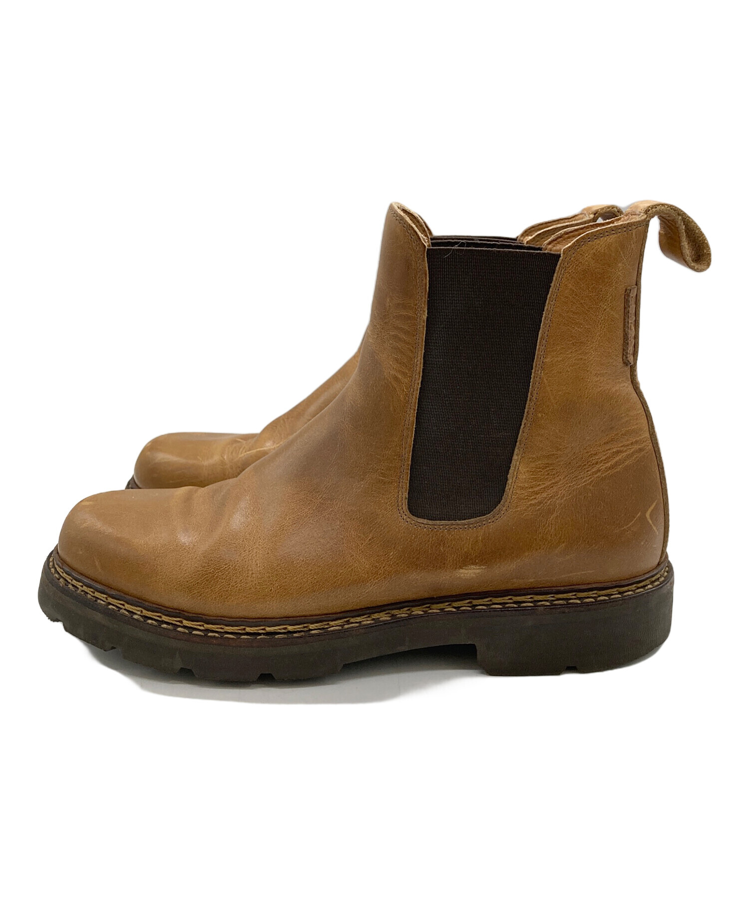 中古・古着通販】AIGLE (エーグル) サイドゴアブーツ ブラウン サイズ 