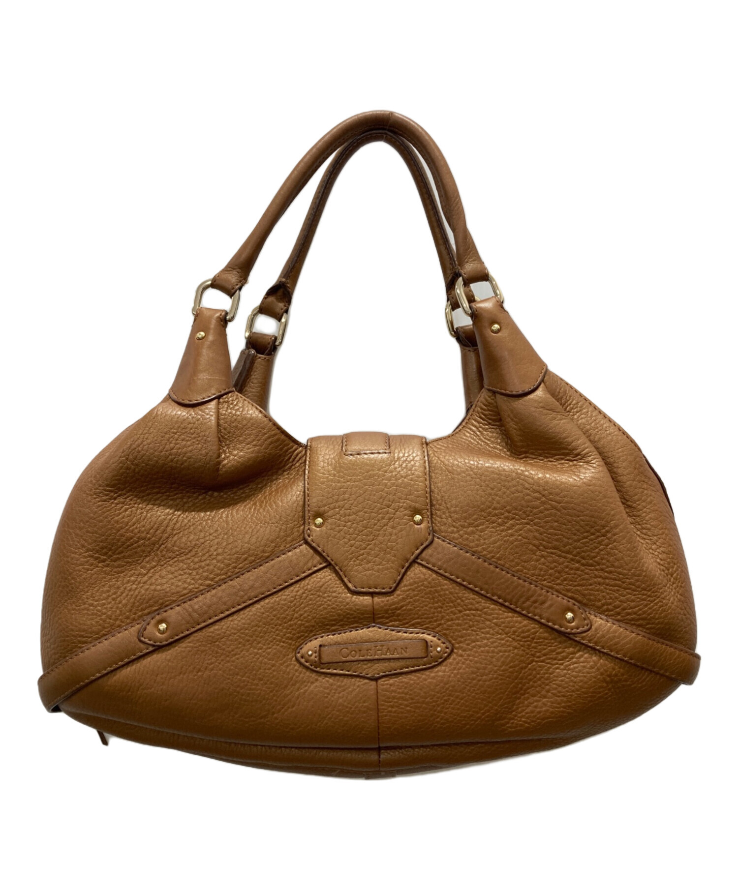 中古・古着通販】COLE HAAN (コールハーン) レザーバッグ ブラウン 