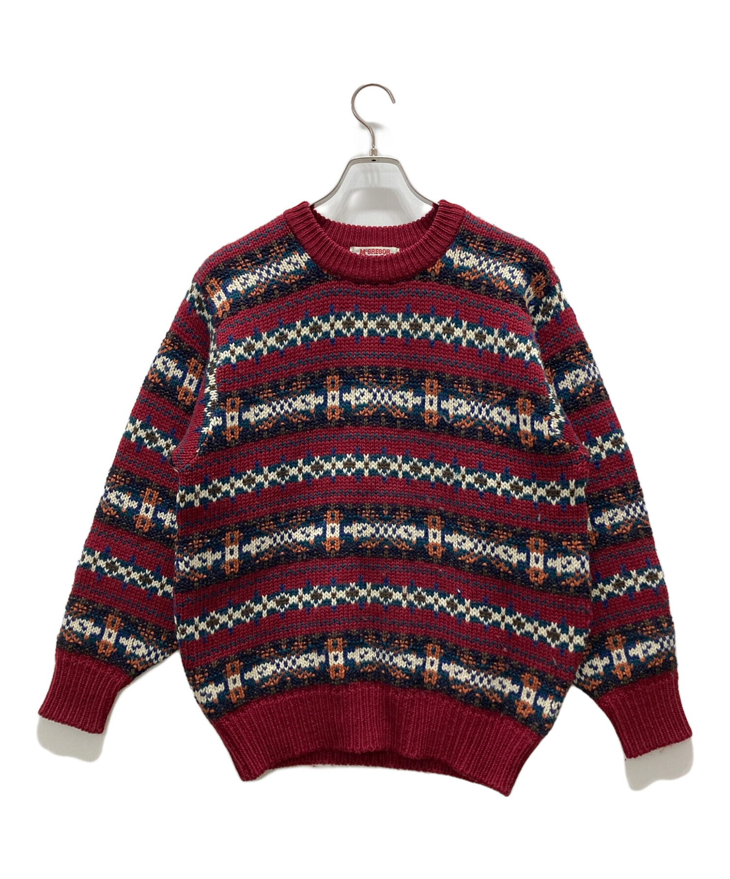 中古・古着通販】McGREGOR (マクレガー) フェアアイルニットセーター