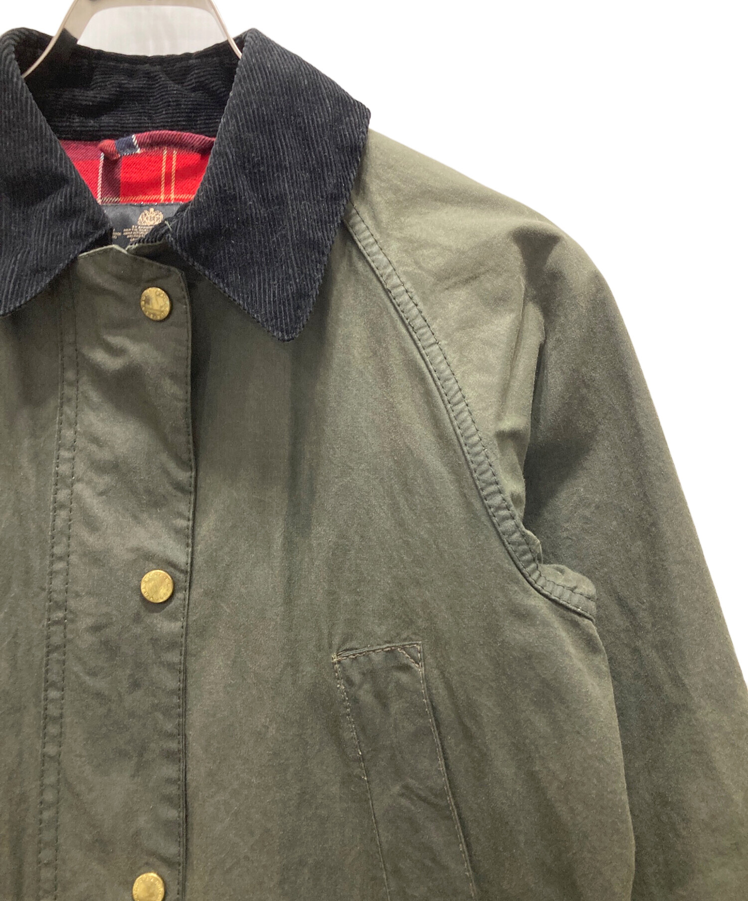 中古・古着通販】Barbour (バブアー) オイルジャケット カーキ サイズ