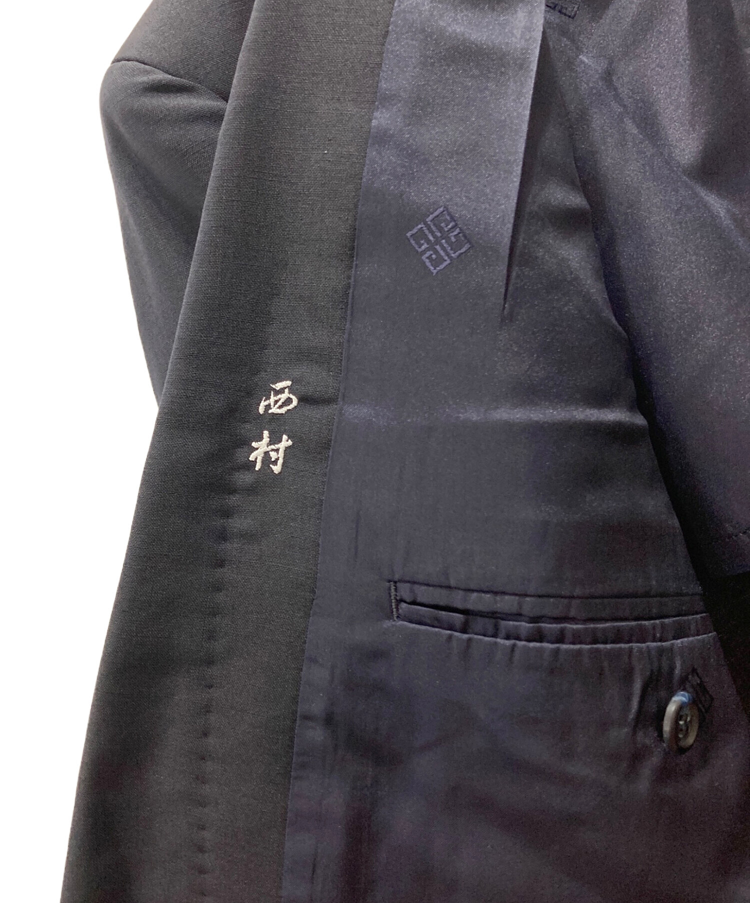 中古・古着通販】GIVENCHY (ジバンシィ) 銀釦ダブルジャケット